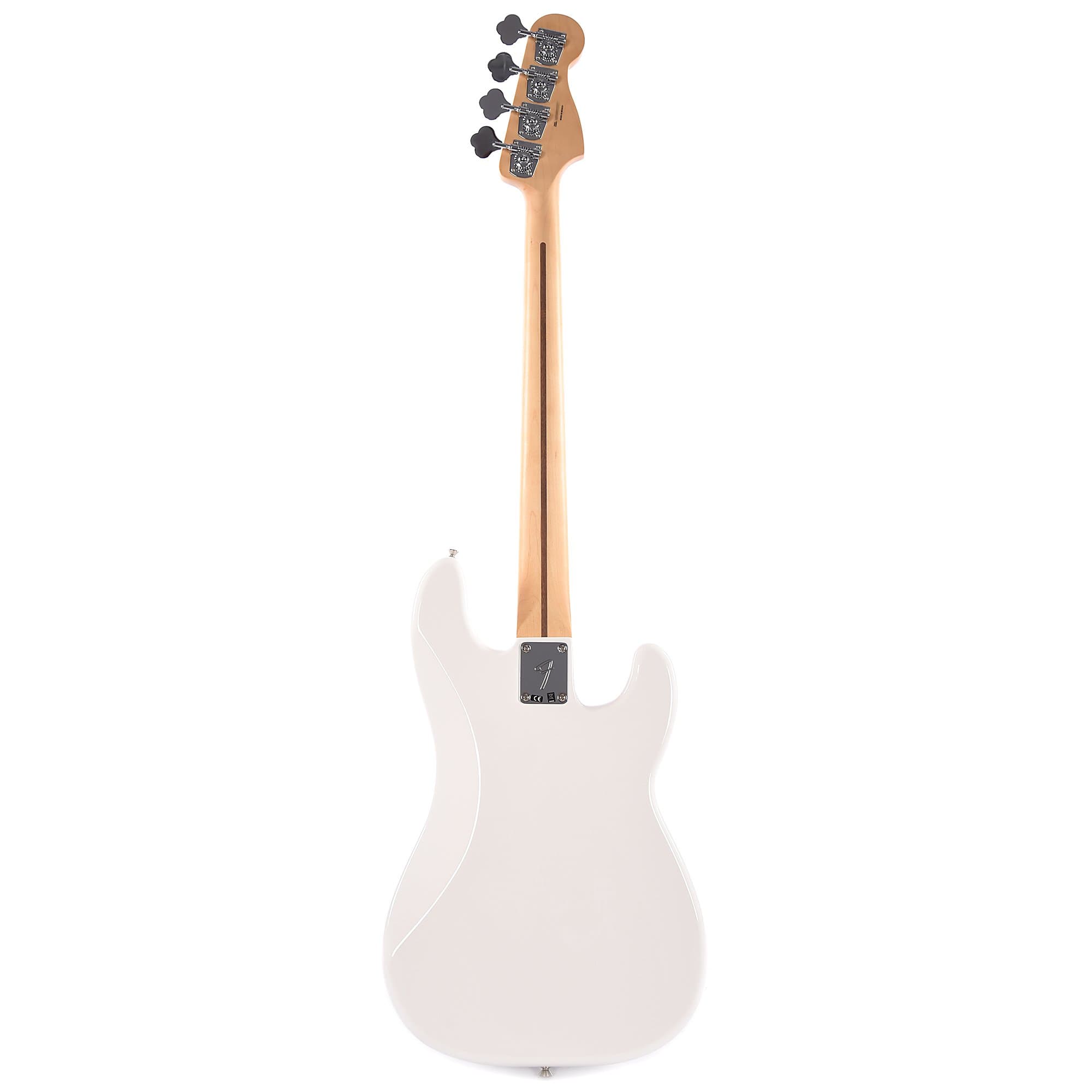 Fender Player Precision Bass LEFTY Polar White Bundle w/Fender Gig Bag, Stand, Cable, Tuner, Picks and Strings Bass Guitars / 4-String,Bass Guitars / Left-Handed