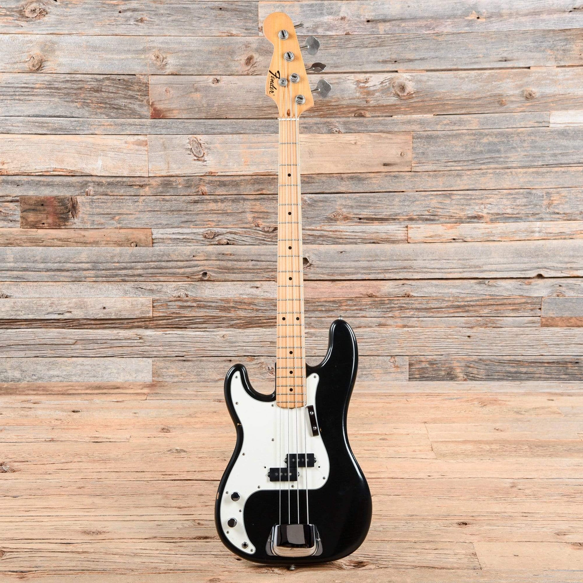 Fender Precision Bass Black Refin 1976 LEFTY Bass Guitars / 4-String,Bass Guitars / Left-Handed