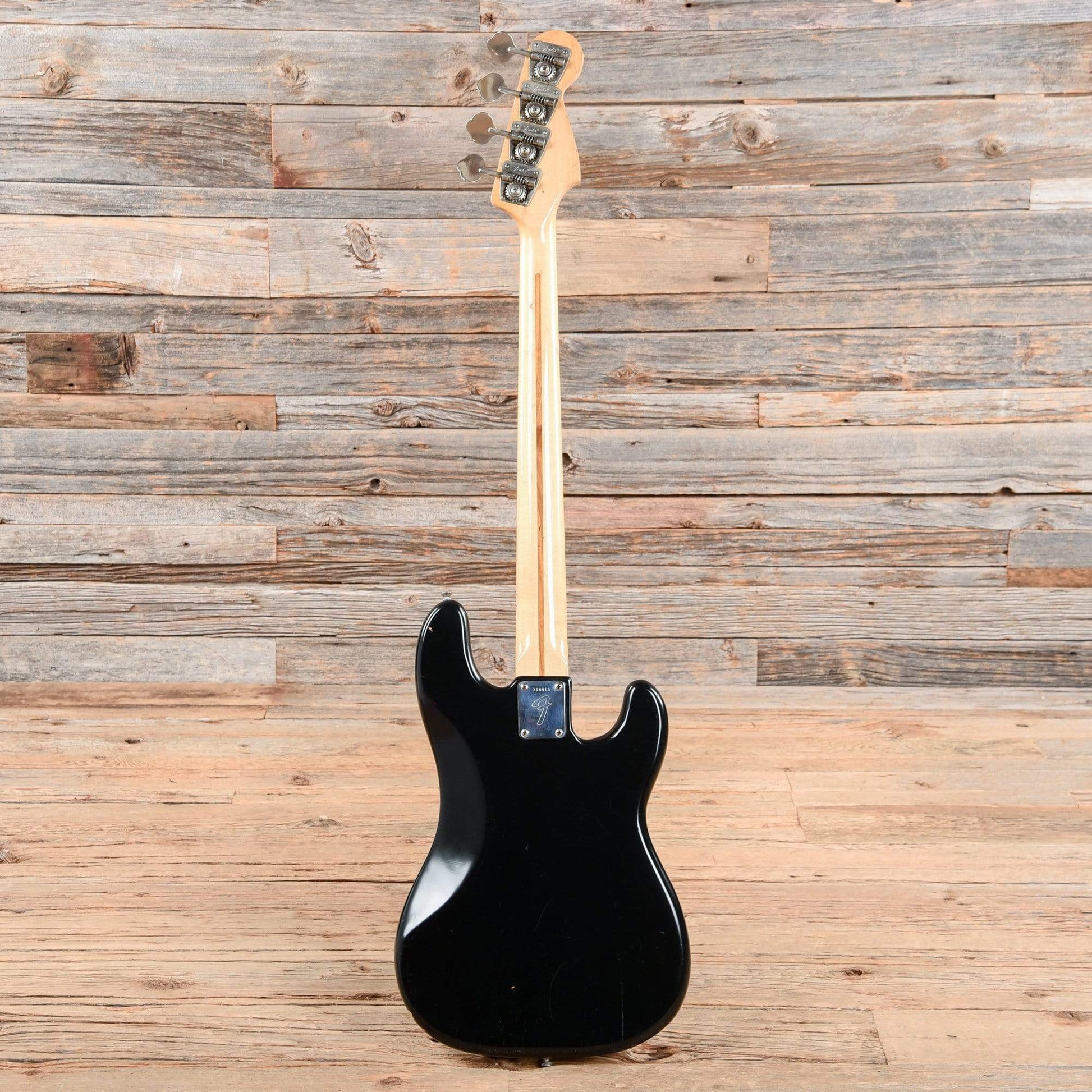 Fender Precision Bass Black Refin 1976 LEFTY Bass Guitars / 4-String,Bass Guitars / Left-Handed