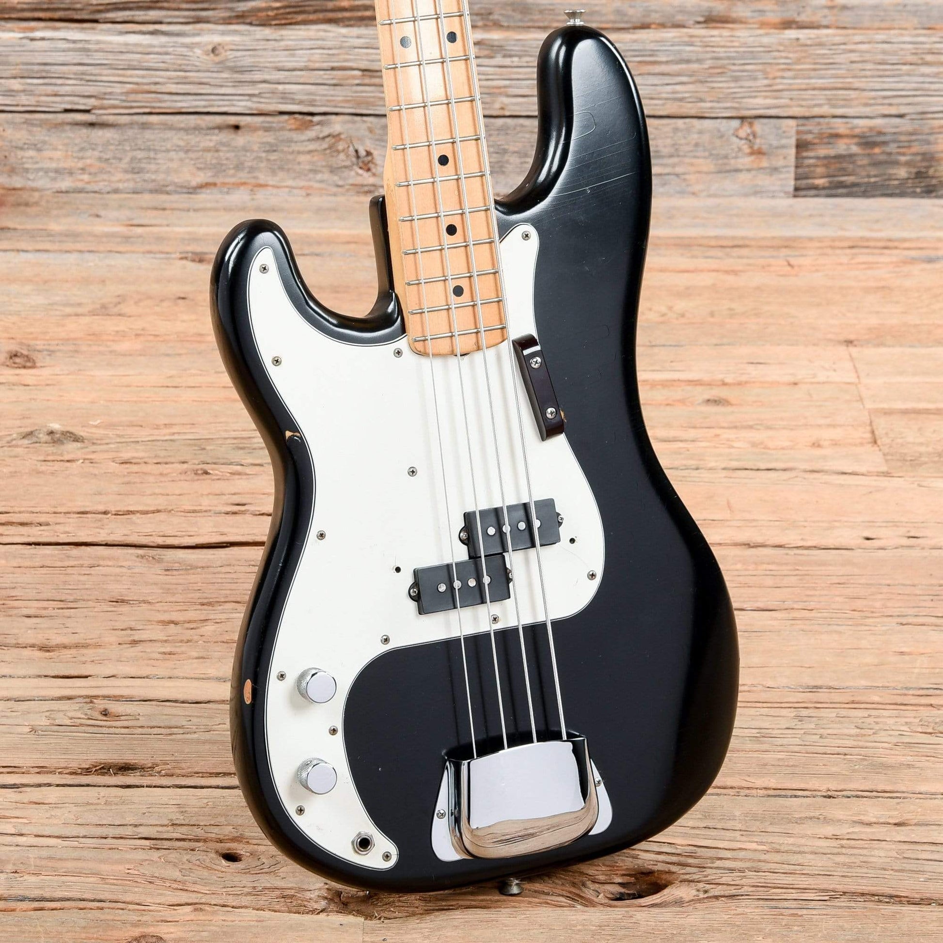 Fender Precision Bass Black Refin 1976 LEFTY Bass Guitars / 4-String,Bass Guitars / Left-Handed