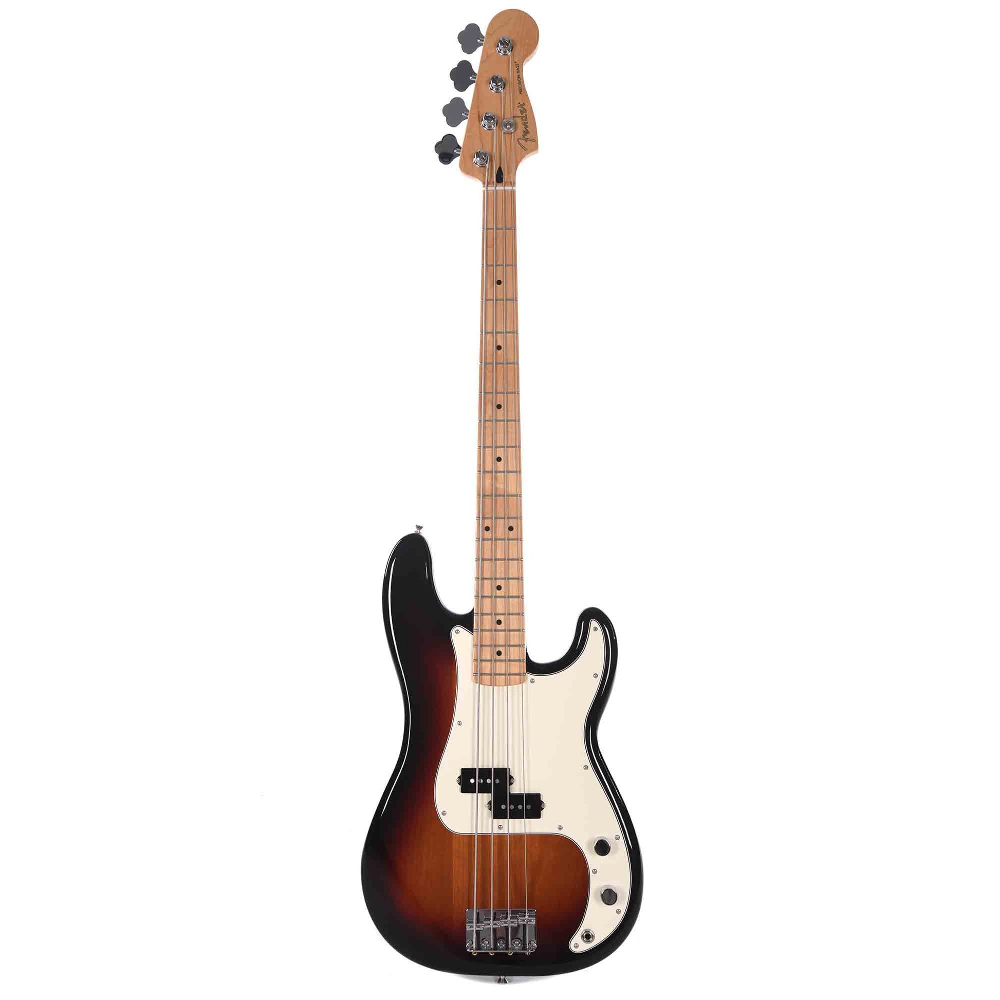 Fender Player Precision Bass 3-Color Sunburst Bundle w/Fender Molded Hardshell Case Bass Guitars / 4-String,Electric Guitars / Solid Body