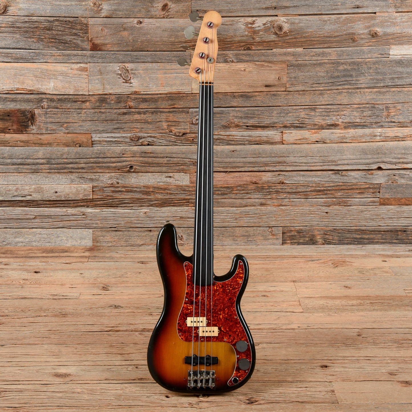 Fender 1973 Precision Bass Body w/ 1984 Kubicki Fretless Neck Sunburst Bass Guitars / 4-String