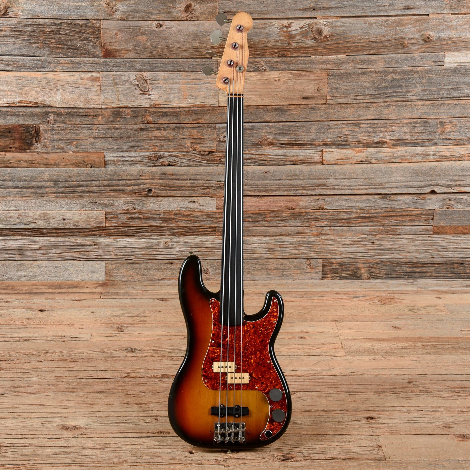 Fender 1973 Precision Bass Body w/ 1984 Kubicki Fretless Neck Sunburst Bass Guitars / 4-String