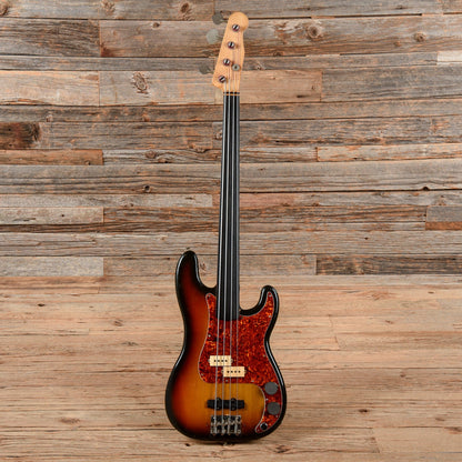 Fender 1973 Precision Bass Body w/ 1984 Kubicki Fretless Neck Sunburst Bass Guitars / 4-String