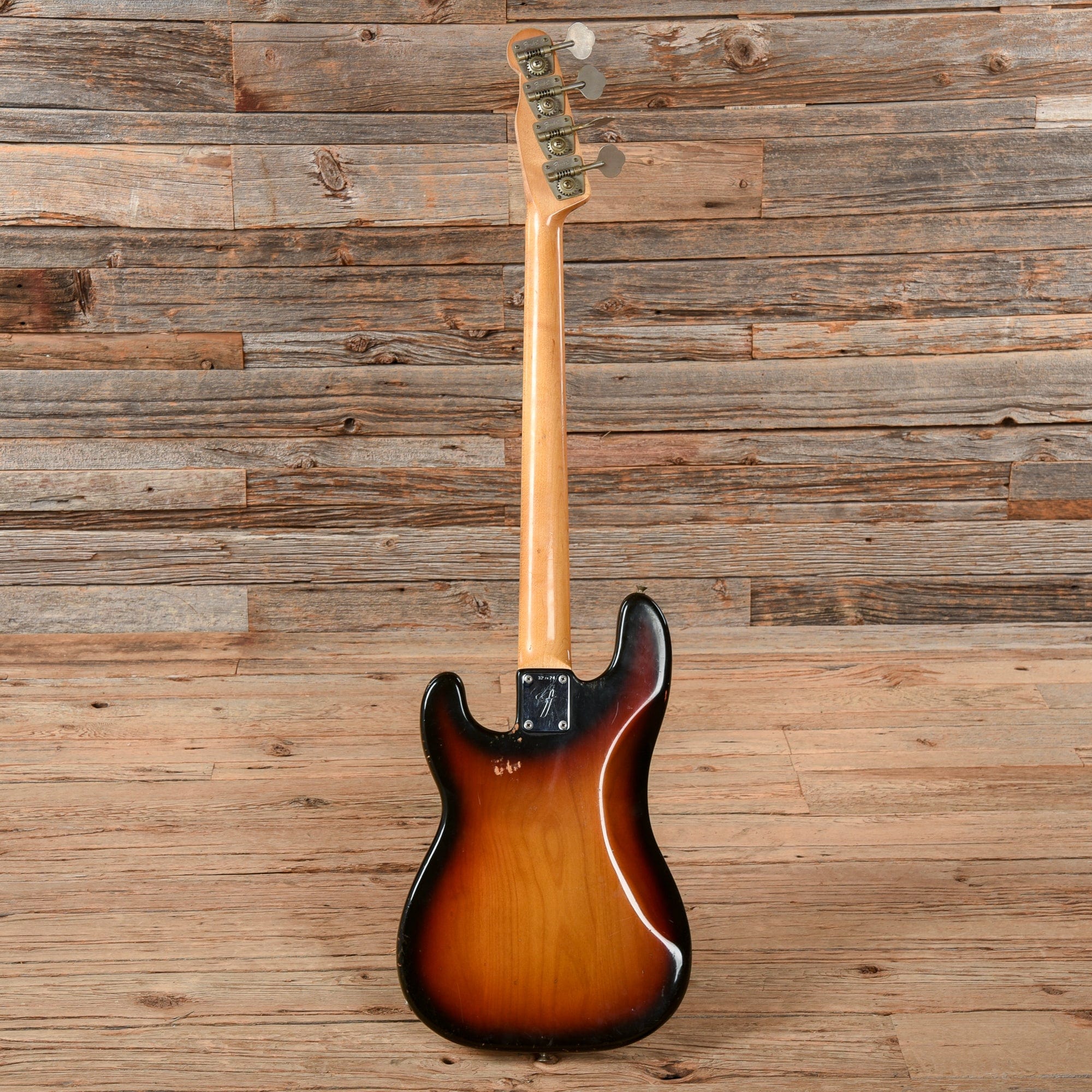 Fender 1973 Precision Bass Body w/ 1984 Kubicki Fretless Neck Sunburst Bass Guitars / 4-String