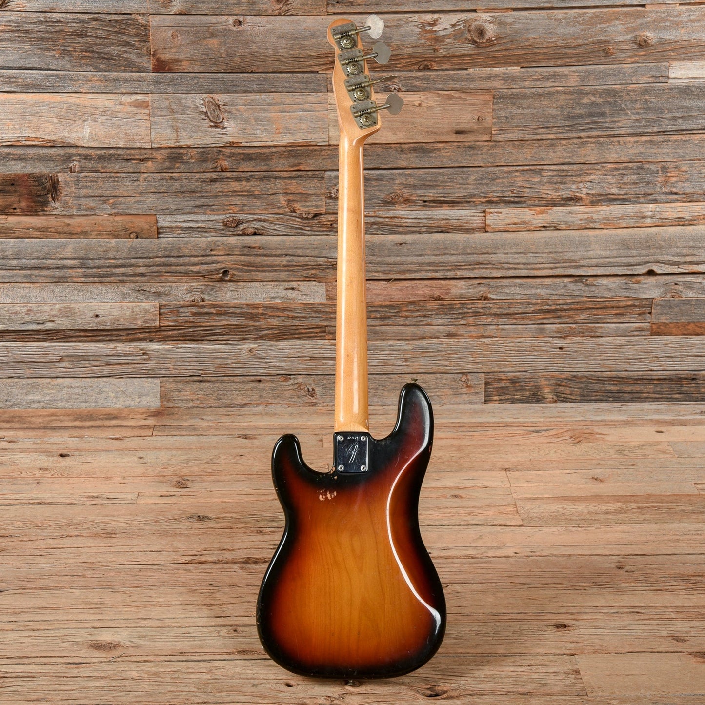 Fender 1973 Precision Bass Body w/ 1984 Kubicki Fretless Neck Sunburst Bass Guitars / 4-String