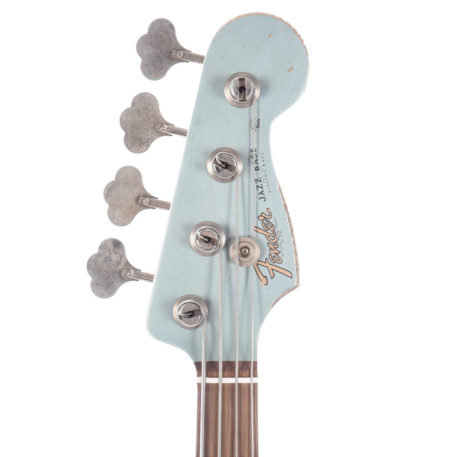 Fender 60th Anniversary Road Worn '60s Jazz Bass Firemist Silver Bass Guitars / 4-String