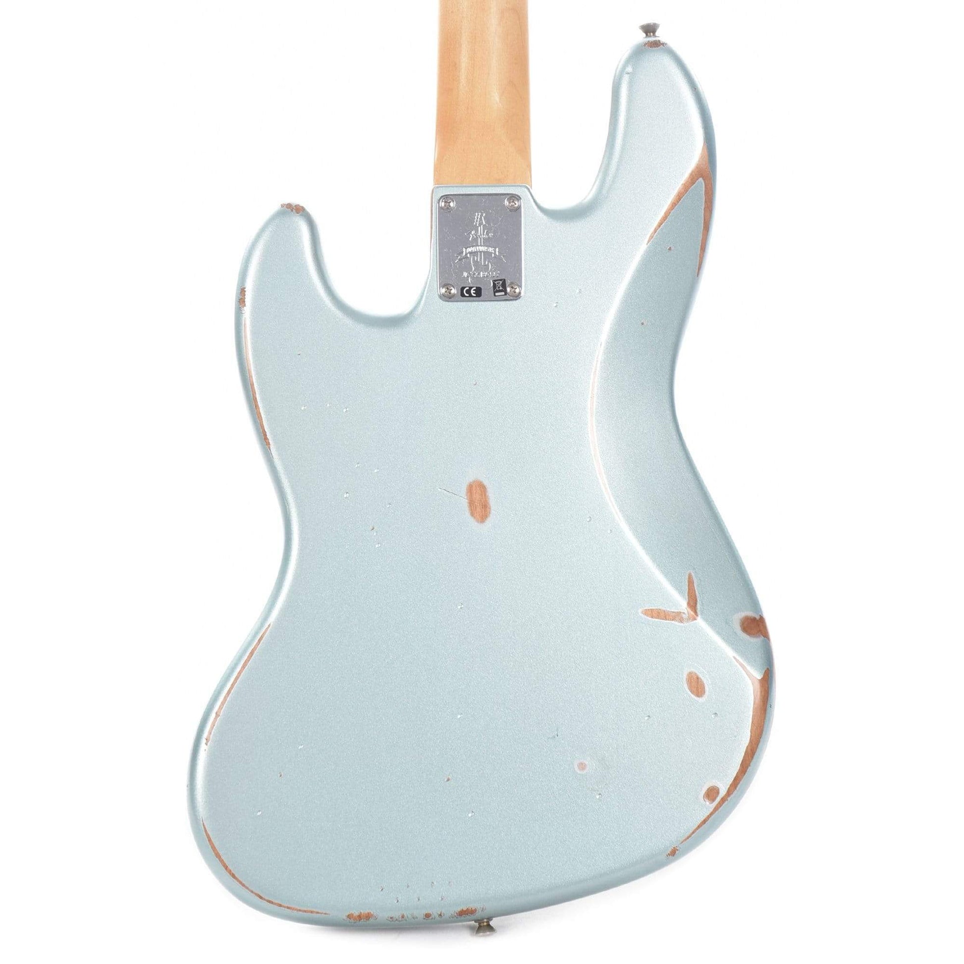 Fender 60th Anniversary Road Worn '60s Jazz Bass Firemist Silver Bass Guitars / 4-String