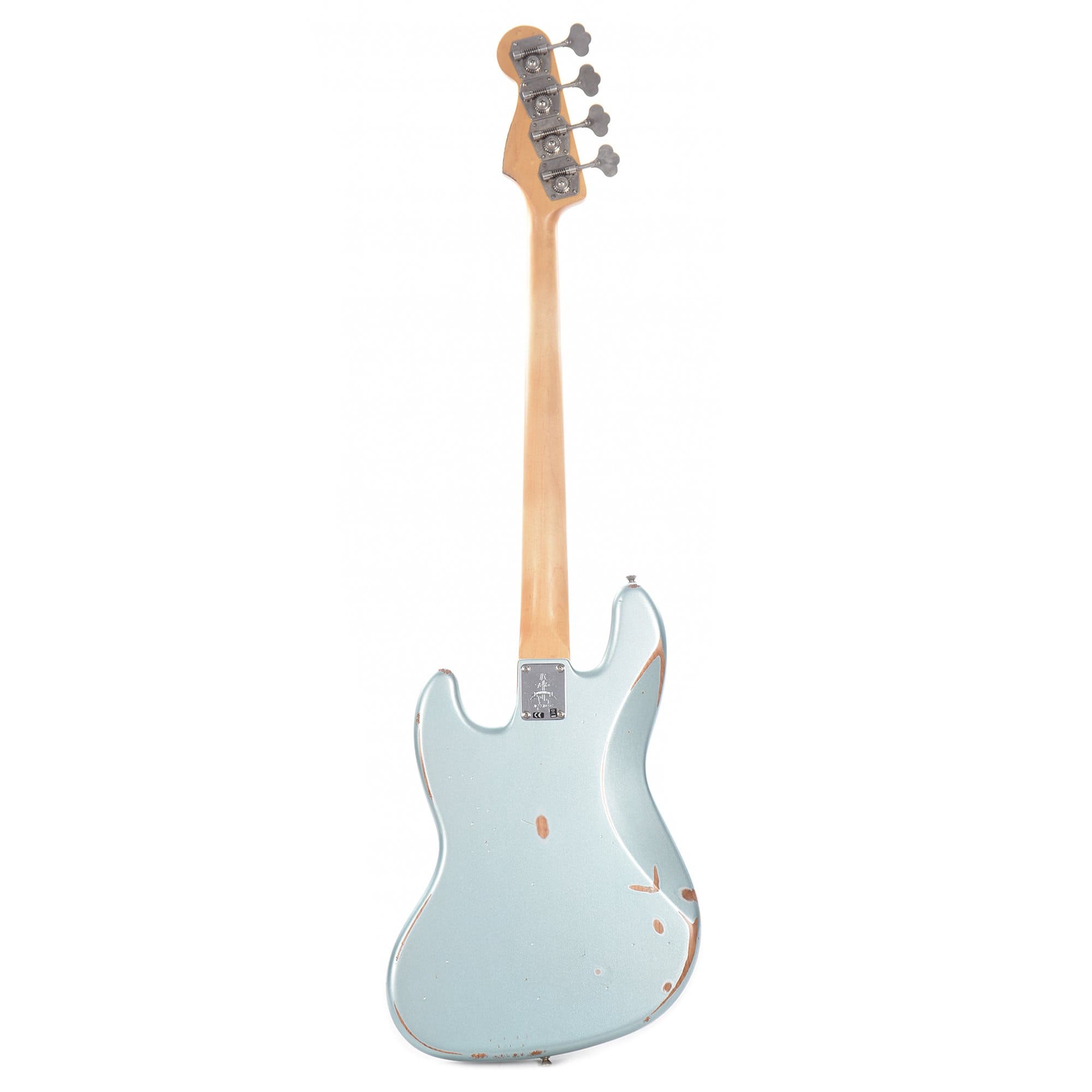 Fender 60th Anniversary Road Worn '60s Jazz Bass Firemist Silver Bass Guitars / 4-String
