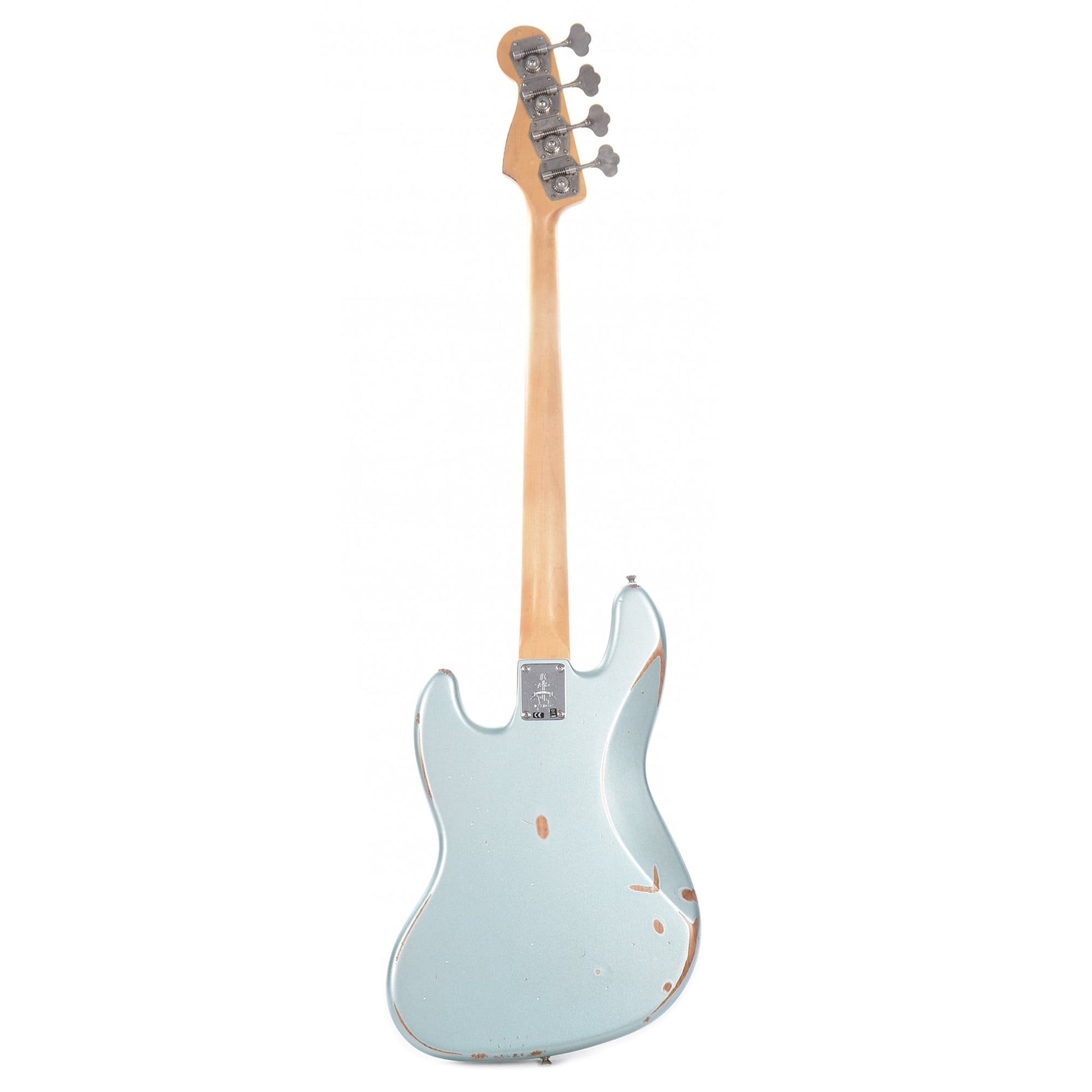Fender 60th Anniversary Road Worn '60s Jazz Bass Firemist Silver Bass Guitars / 4-String