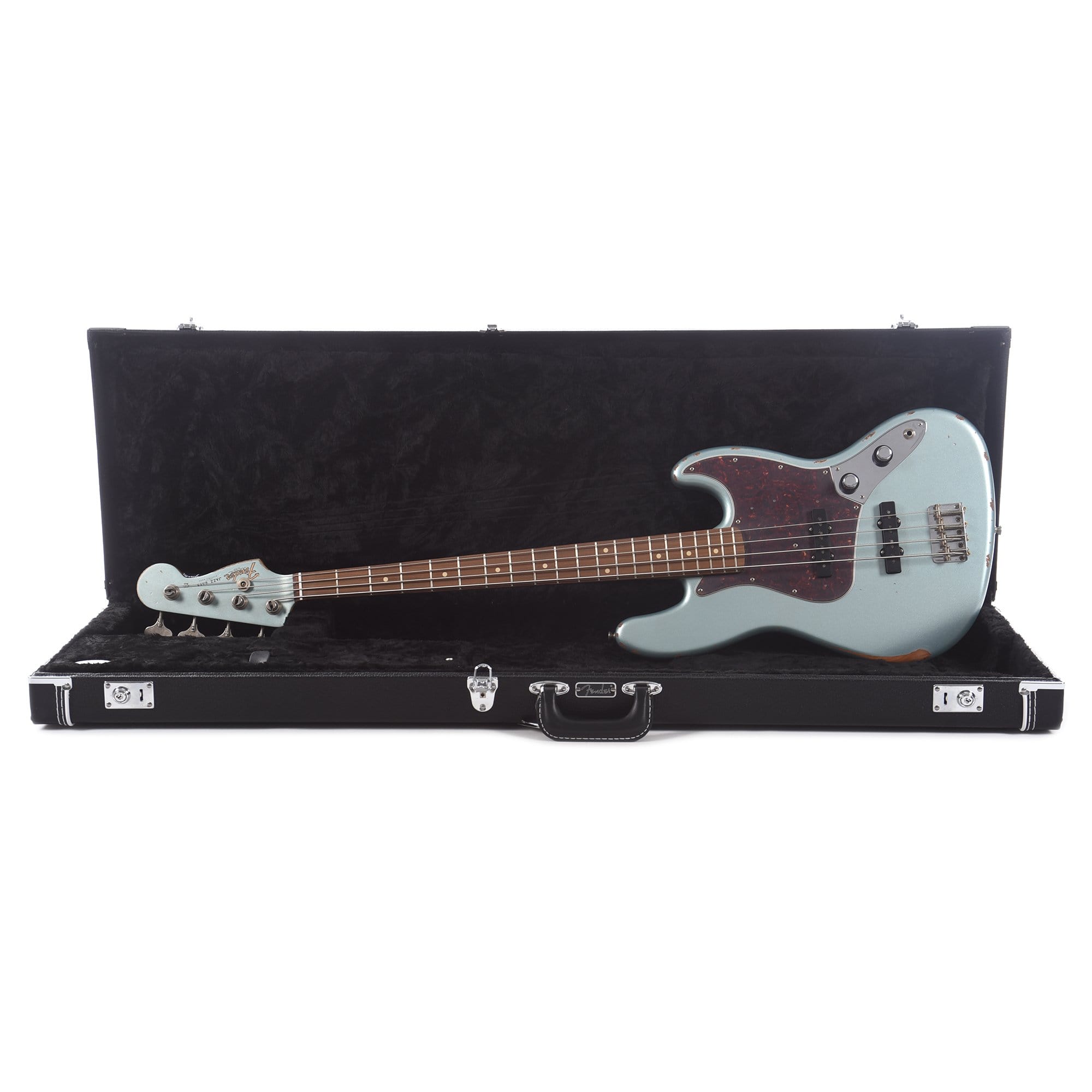 Fender 60th Anniversary Road Worn '60s Jazz Bass Firemist Silver Bass Guitars / 4-String