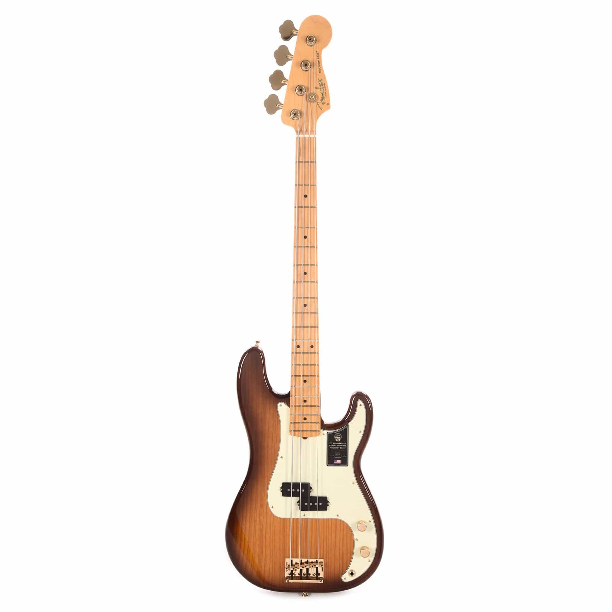 Fender 75th Anniversary Commemorative Precision Bass 2-Color Bourbon Burst Bass Guitars / 4-String