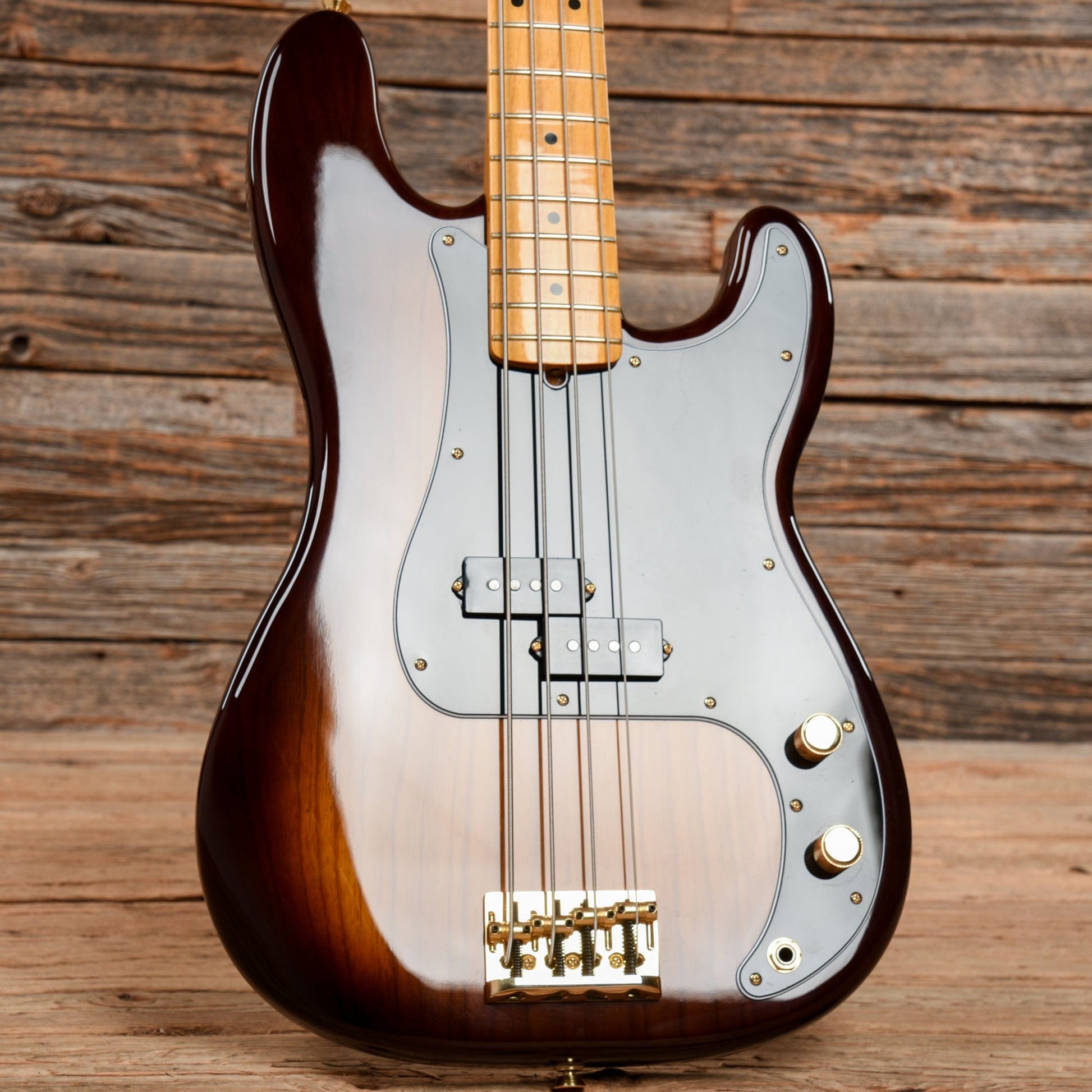 Fender 75th Anniversary Commemorative Precision Bass Bourbon Burst 2021 Bass Guitars / 4-String