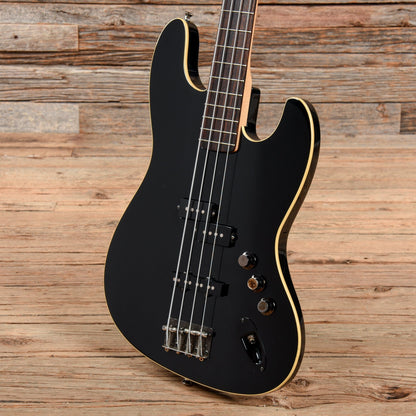 Fender Aerodyne Jazz Bass Black Bass Guitars / 4-String