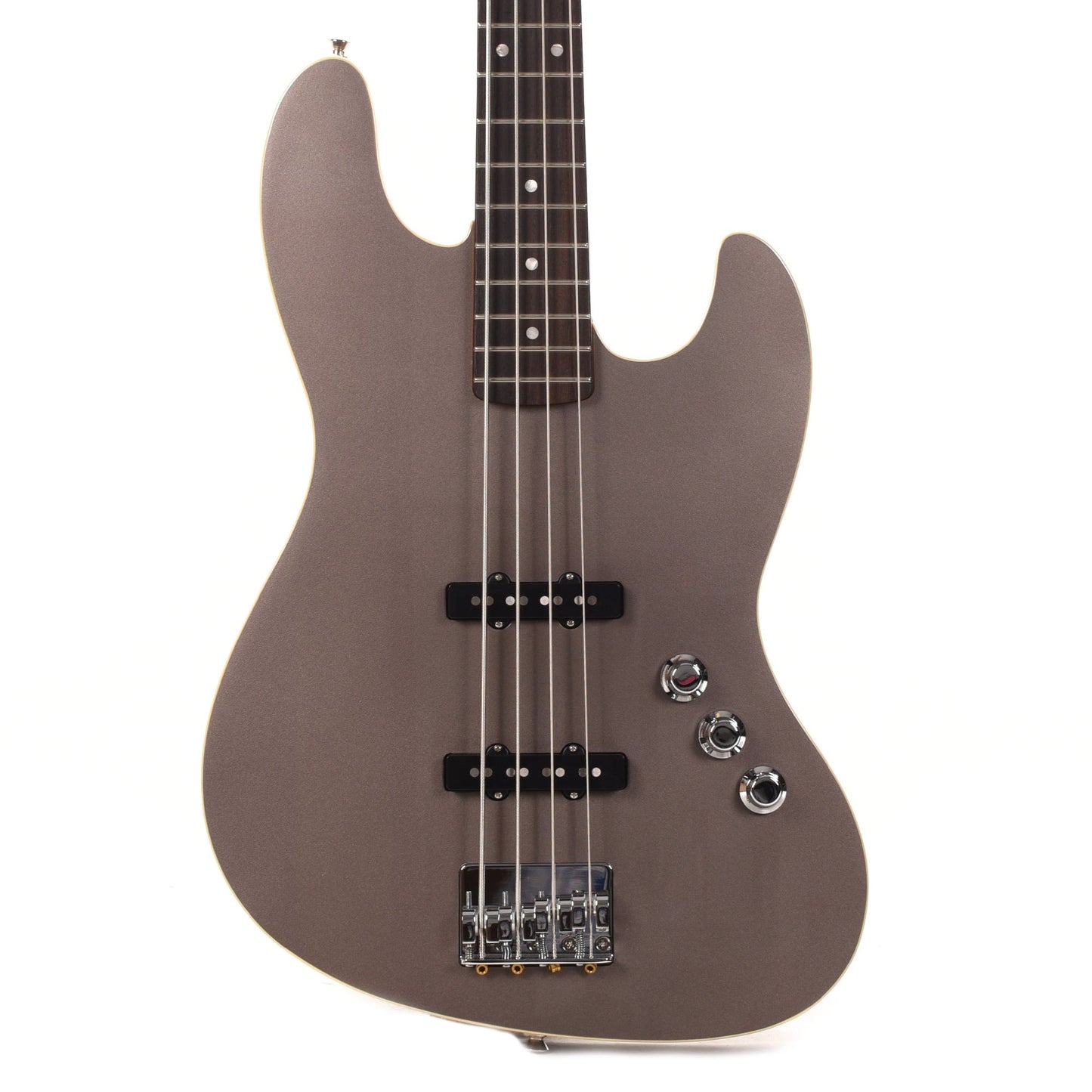 Fender Aerodyne Special Jazz Bass Dolphin Gray Metallic Bass Guitars / 4-String