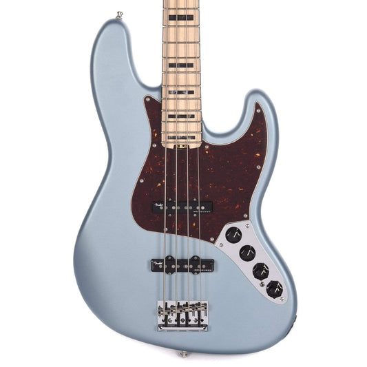 Fender American Elite Jazz Bass Satin Ice Blue Metallic Bass Guitars / 4-String
