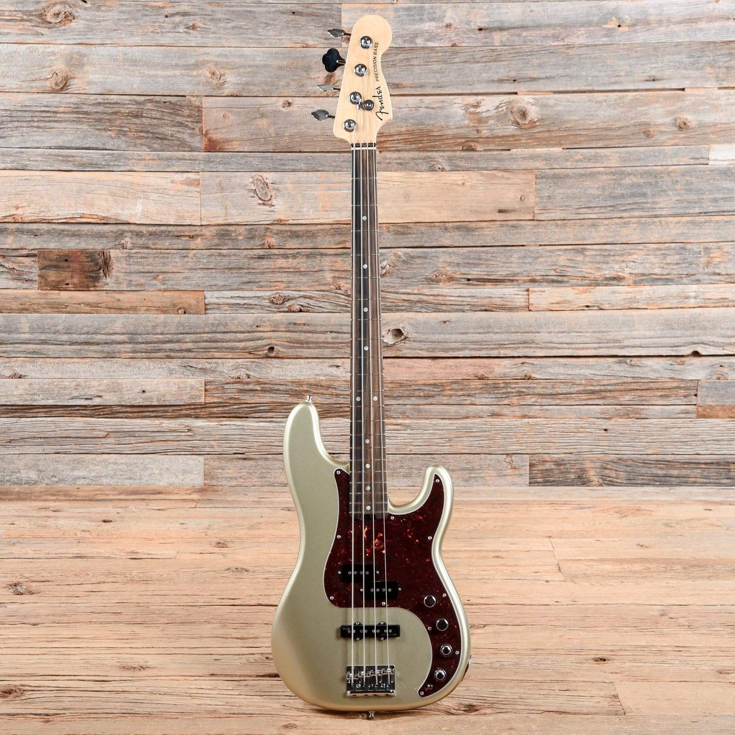 Fender American Elite Precision Bass Champagne 2018 Bass Guitars / 4-String