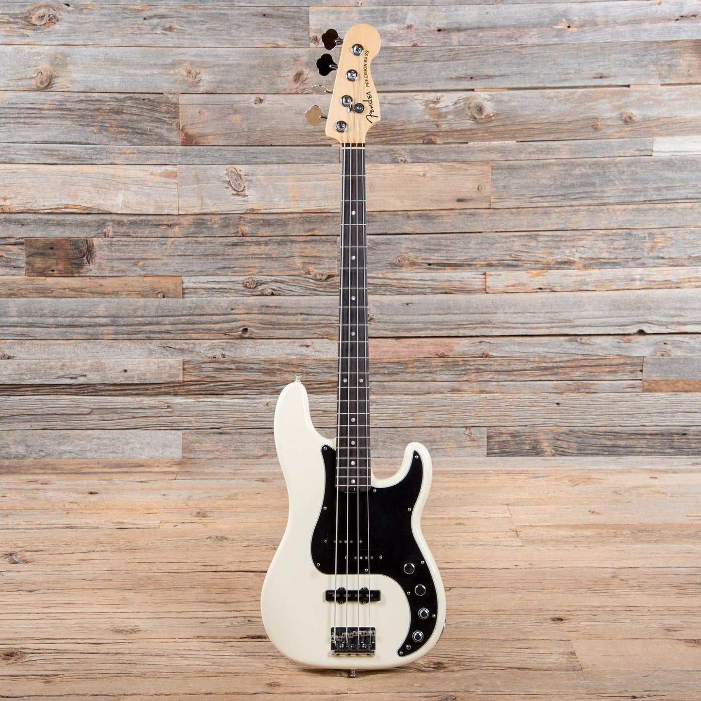 Fender American Elite Precision Bass Olympic White 2017 Bass Guitars / 4-String