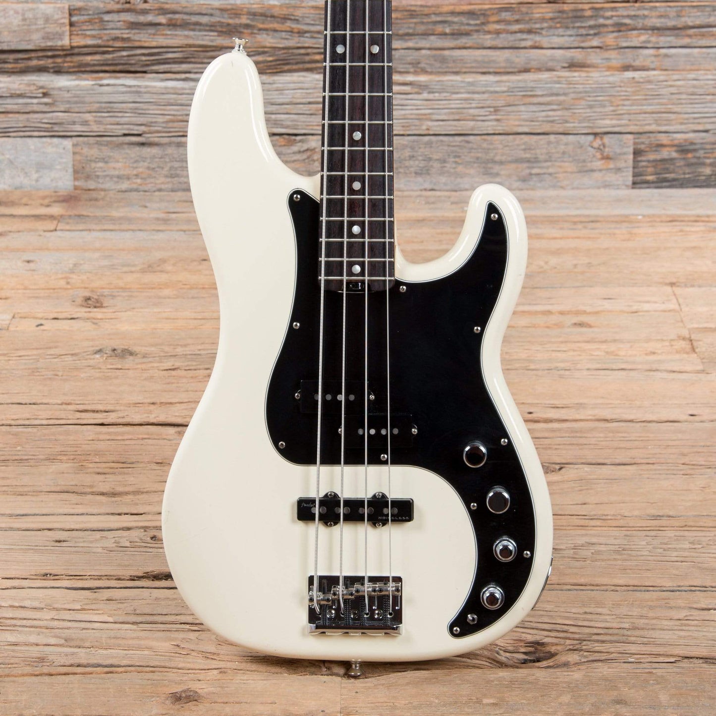 Fender American Elite Precision Bass Olympic White 2017 Bass Guitars / 4-String