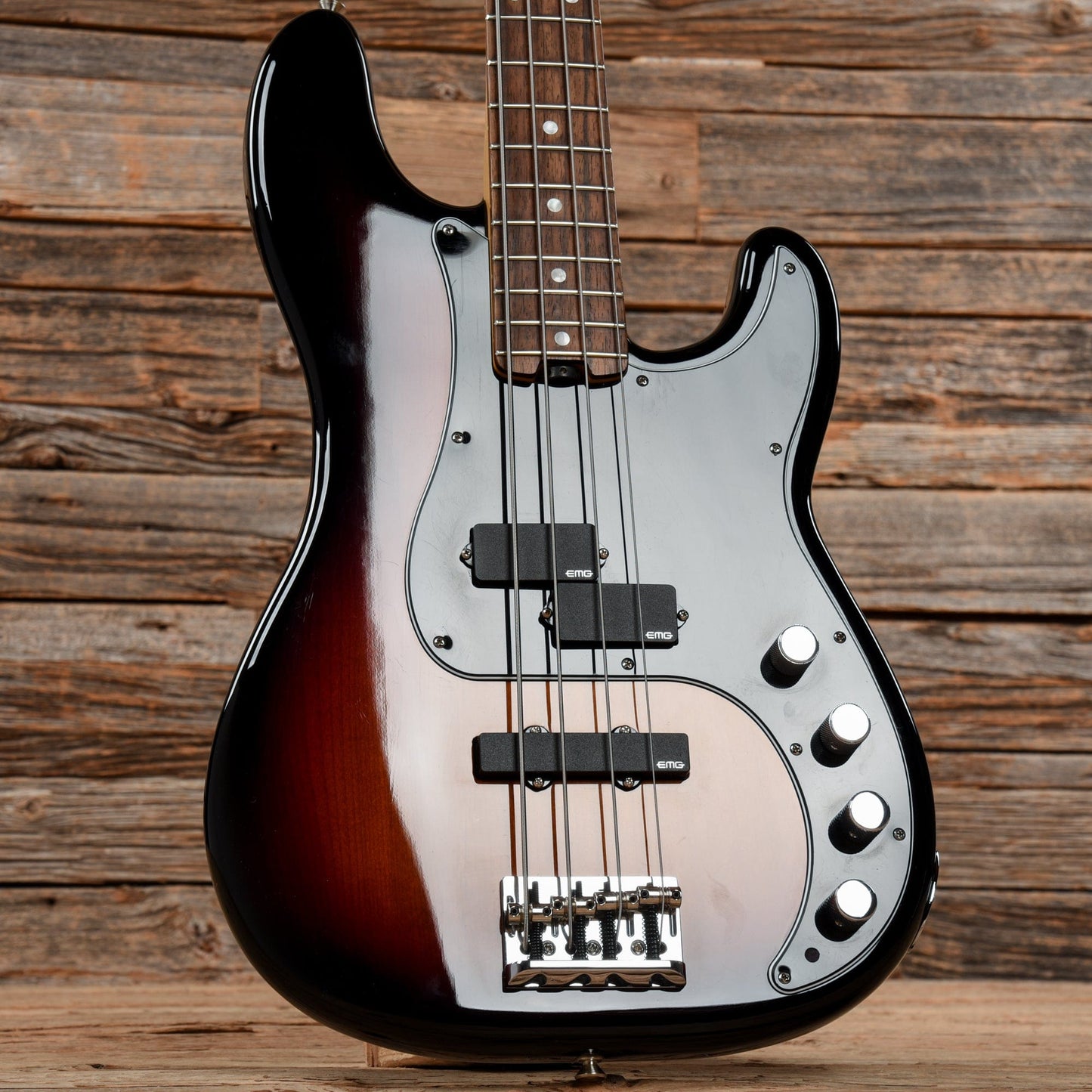 Fender American Elite Precision Bass Sunburst 2016 Bass Guitars / 4-String