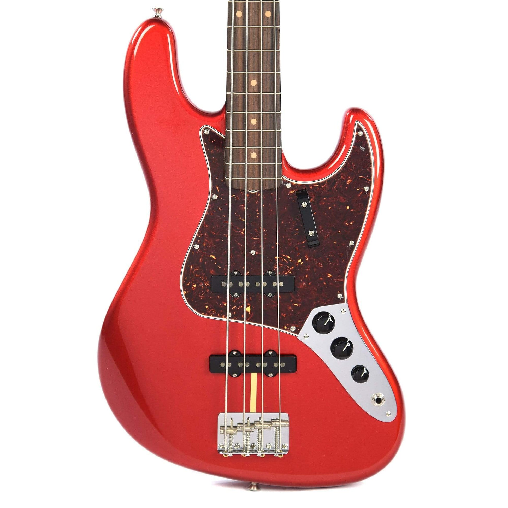 Fender American Original '60s Jazz Bass Candy Apple Red Bass Guitars / 4-String
