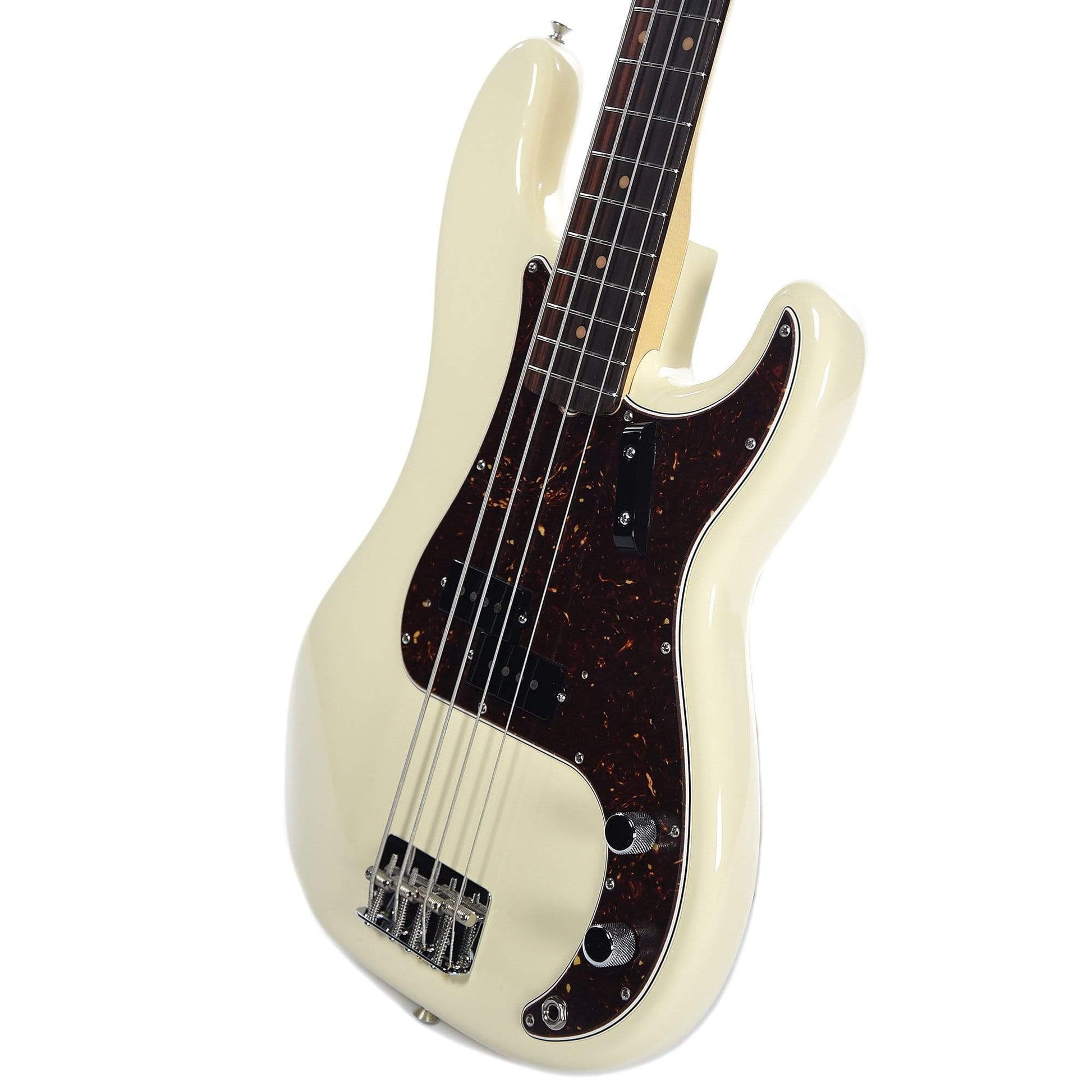 Fender American Original '60s Precision Bass RW Olympic White w/Hardshell Case Bass Guitars / 4-String