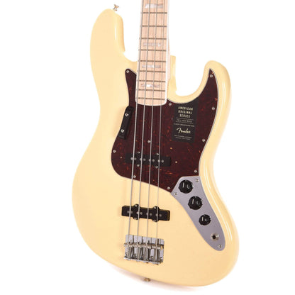 Fender American Original '70s Jazz Bass Vintage White Bass Guitars / 4-String