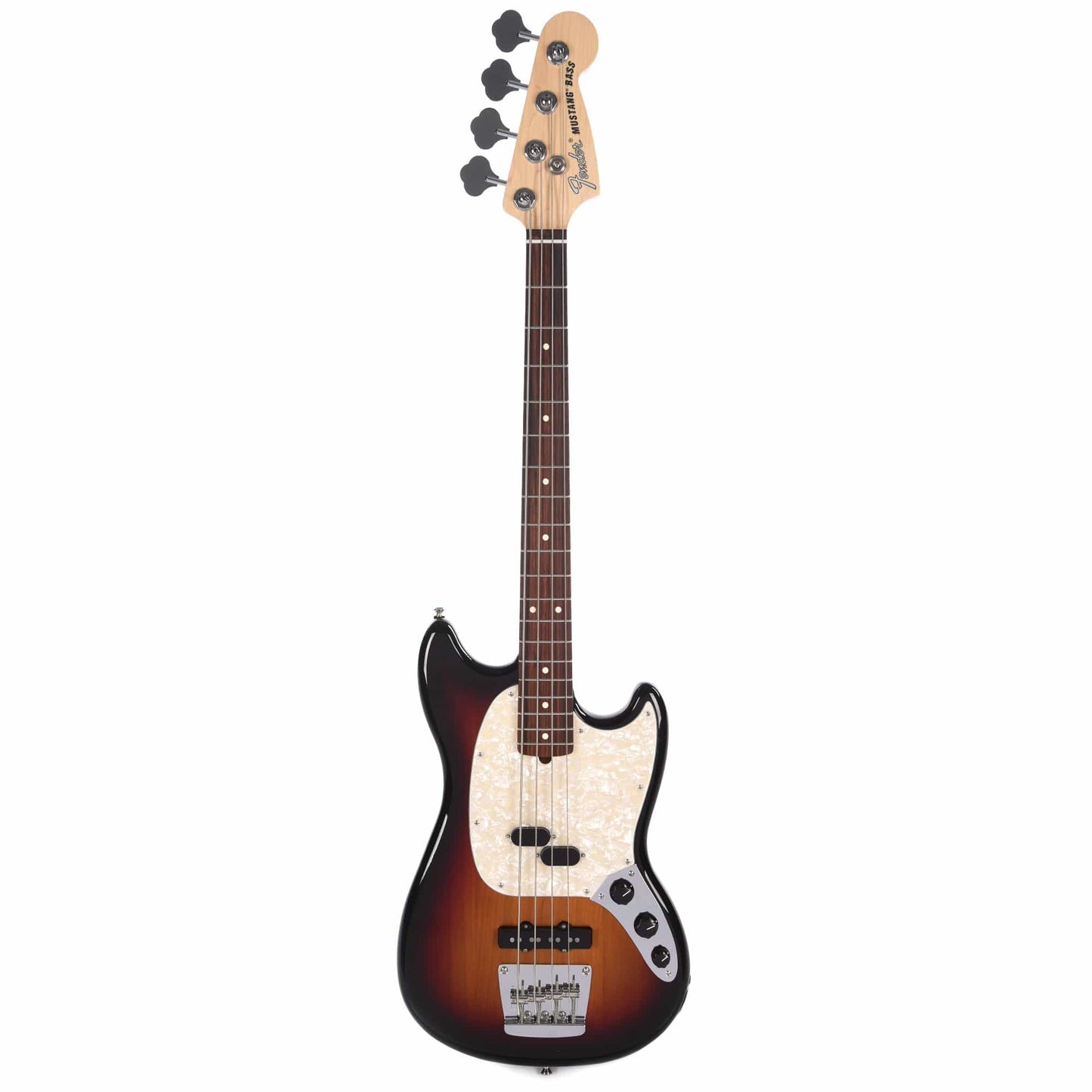 Fender American Performer Mustang Bass 3-Color Sunburst Bass Guitars / 4-String