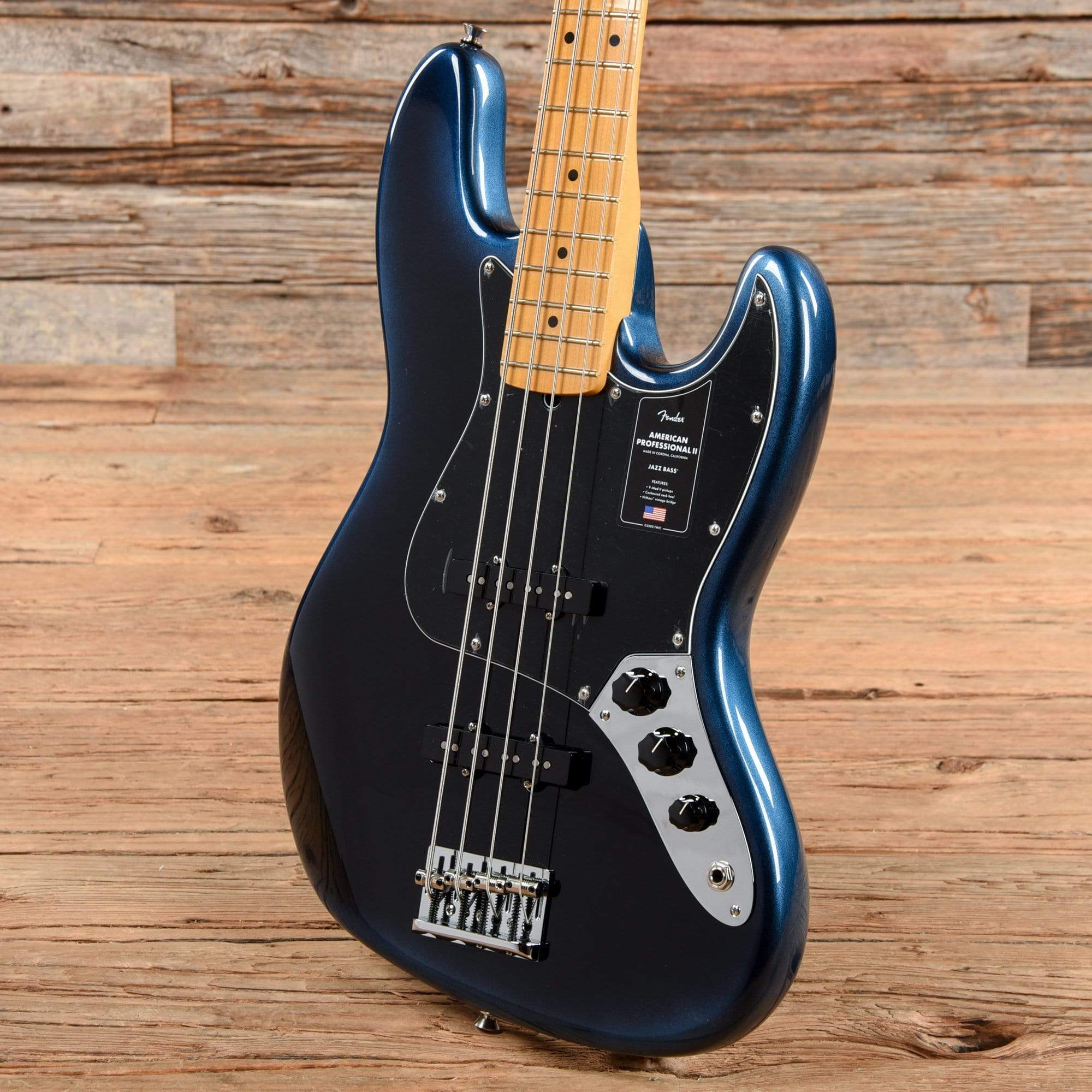 Fender American Pro II Jazz Bass Dark Night 2020 Bass Guitars / 4-String