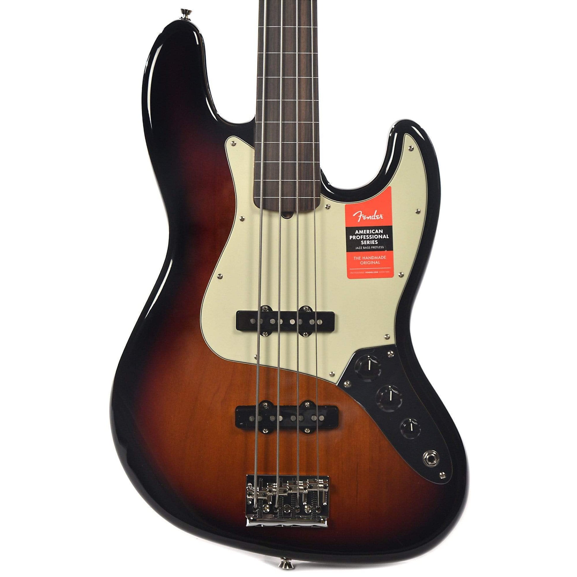 Fender American Pro Jazz Bass 3-Color Sunburst w/Mint Pickguard Bass Guitars / 4-String