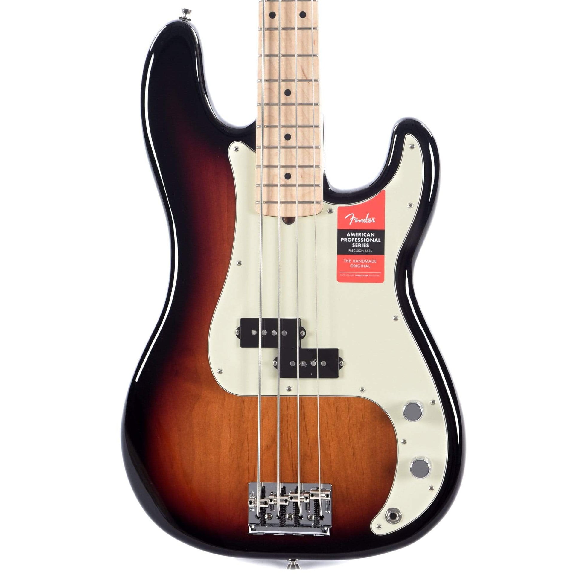 Fender American Pro Precision Bass 3-Color Sunburst w/Mint Pickguard Bass Guitars / 4-String
