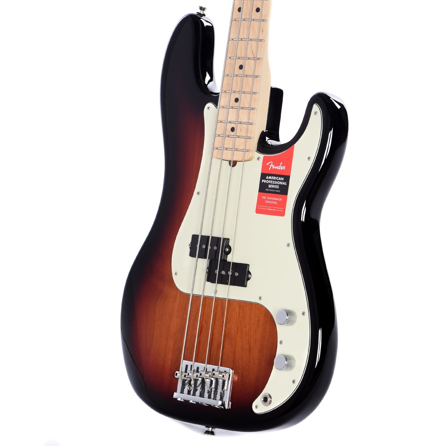 Fender American Pro Precision Bass 3-Color Sunburst w/Mint Pickguard Bass Guitars / 4-String