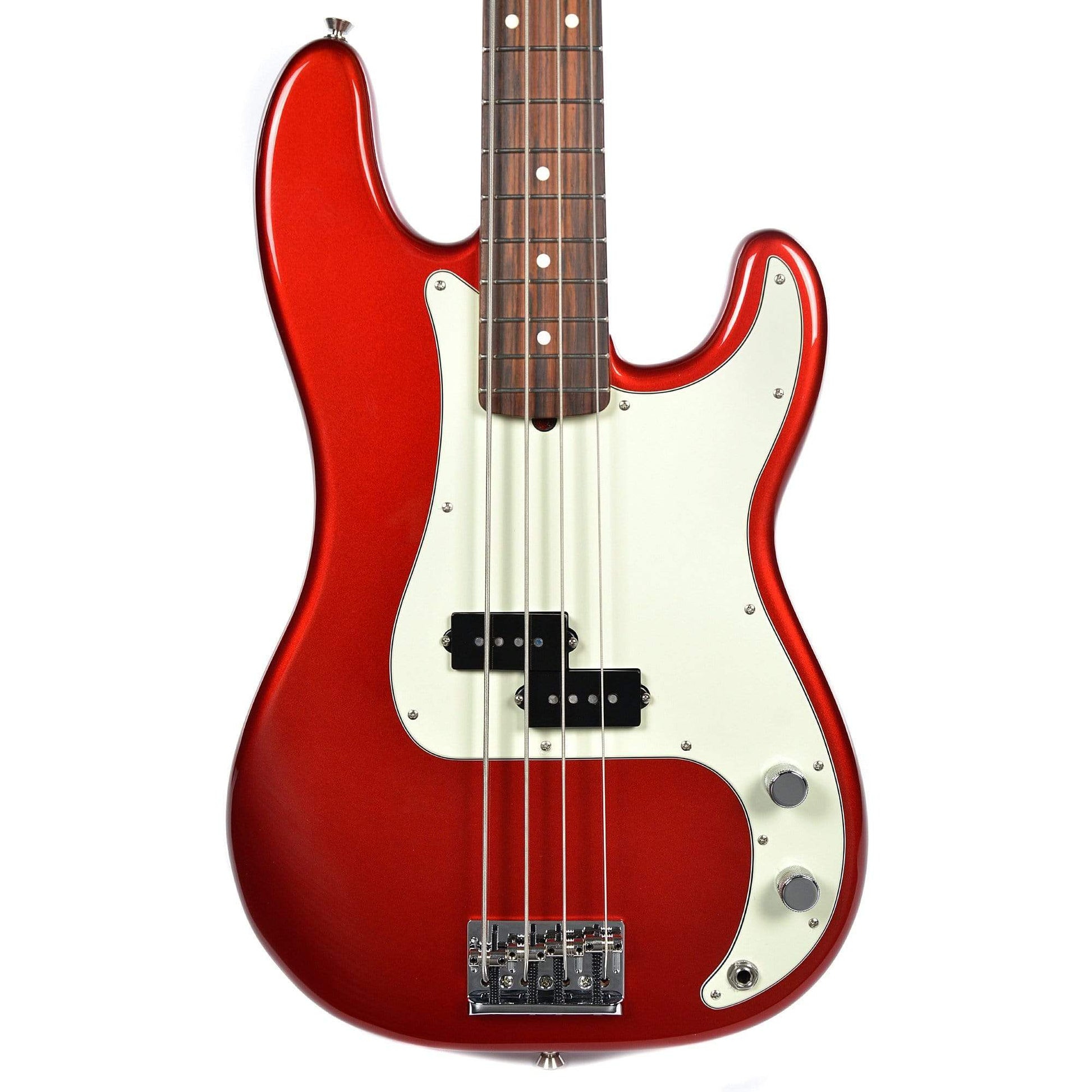 Fender American Pro Precision Bass Candy Apple Red USED Bass Guitars / 4-String