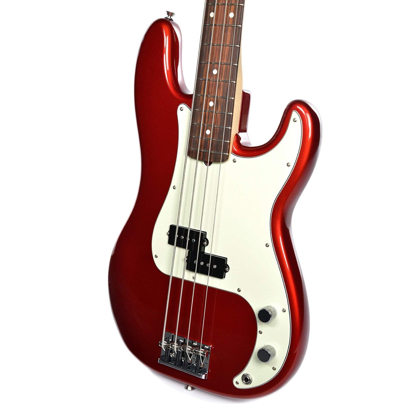 Fender American Pro Precision Bass Candy Apple Red USED Bass Guitars / 4-String