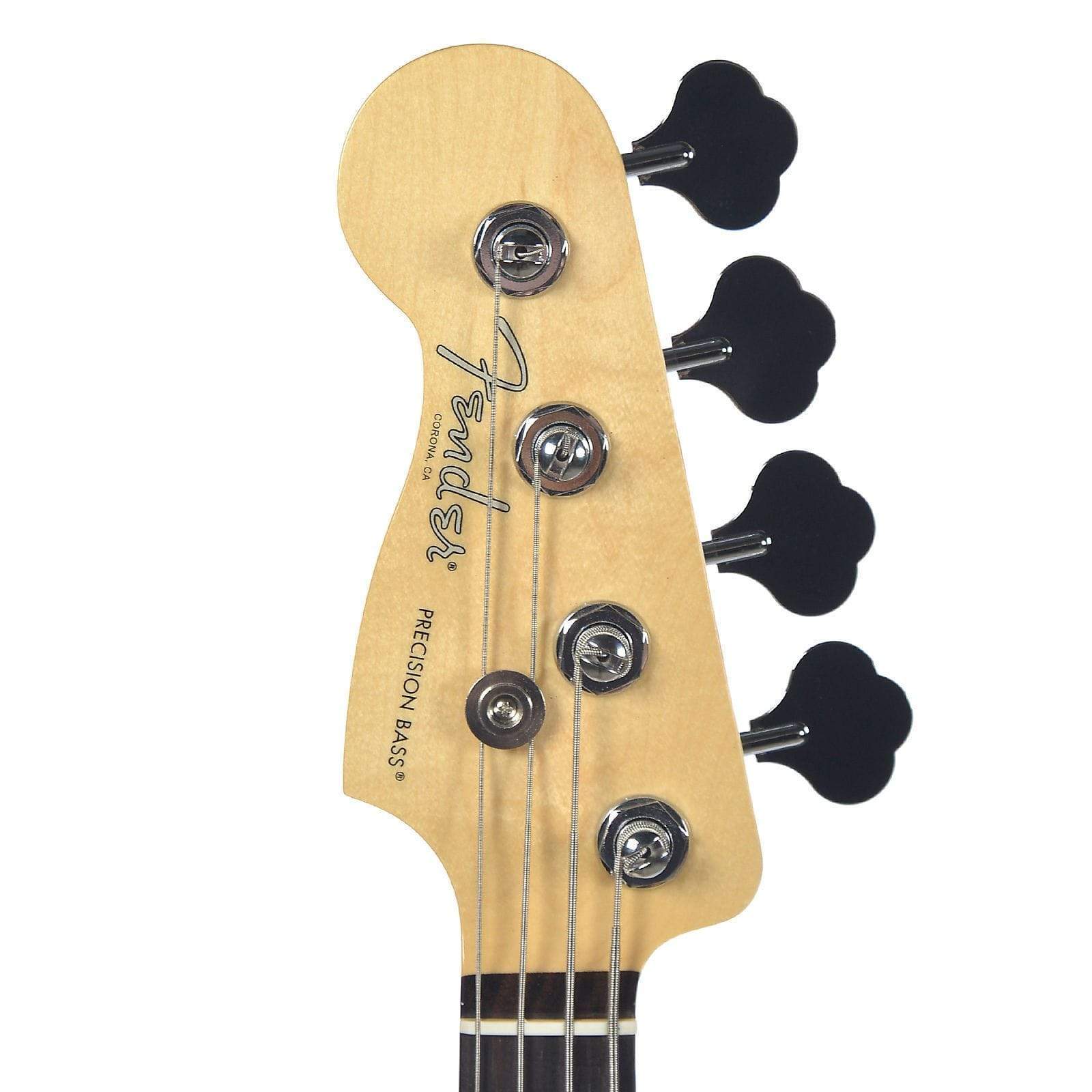 Fender American Pro Precision Bass Lefty RW Olympic White w/ Mint Pickguard USED Bass Guitars / 4-String