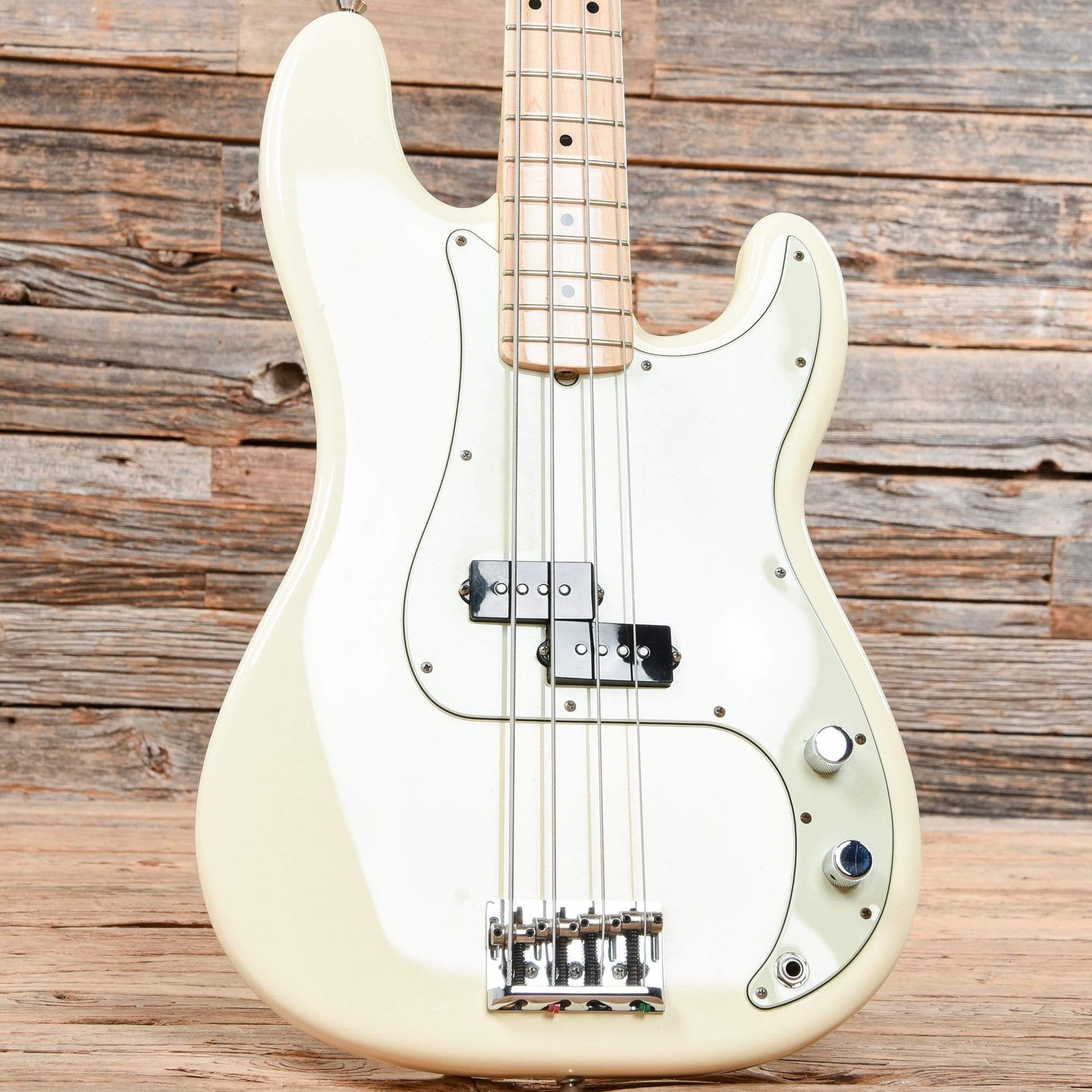 Fender American Pro Precision Bass Olympic White 2019 Bass Guitars / 4-String