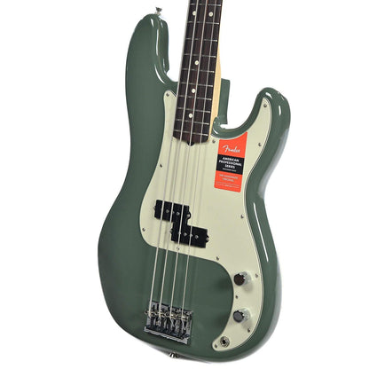 Fender American Pro Precision Bass RW Antique Olive Bass Guitars / 4-String