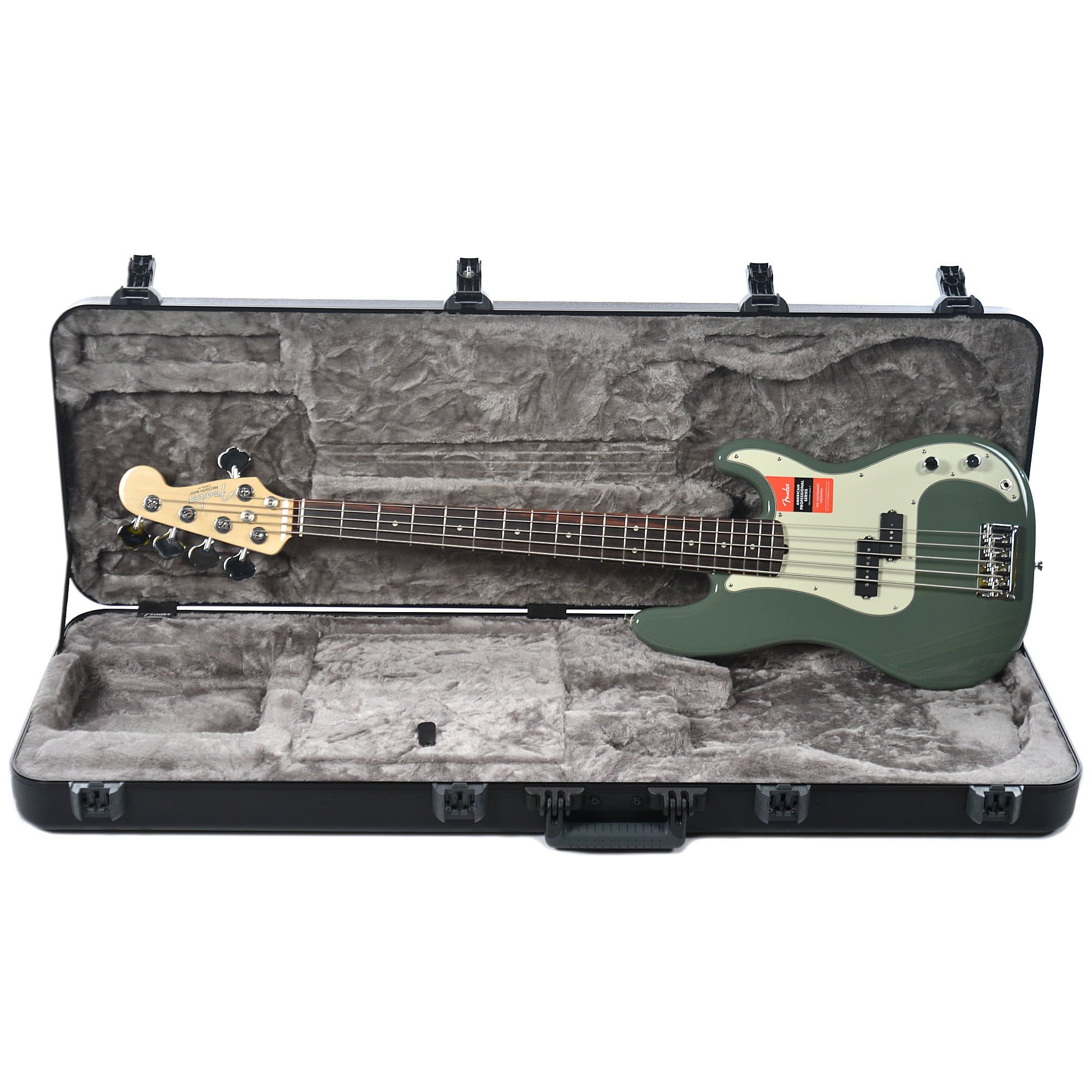 Fender American Pro Precision Bass V Antique Olive – Chicago Music