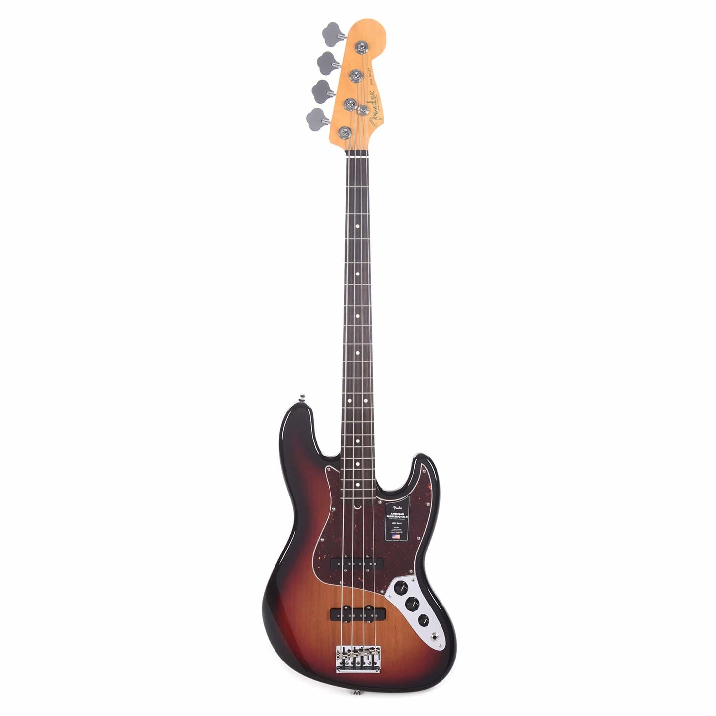 Fender American Professional II Jazz Bass 3-Tone Sunburst Bass Guitars / 4-String