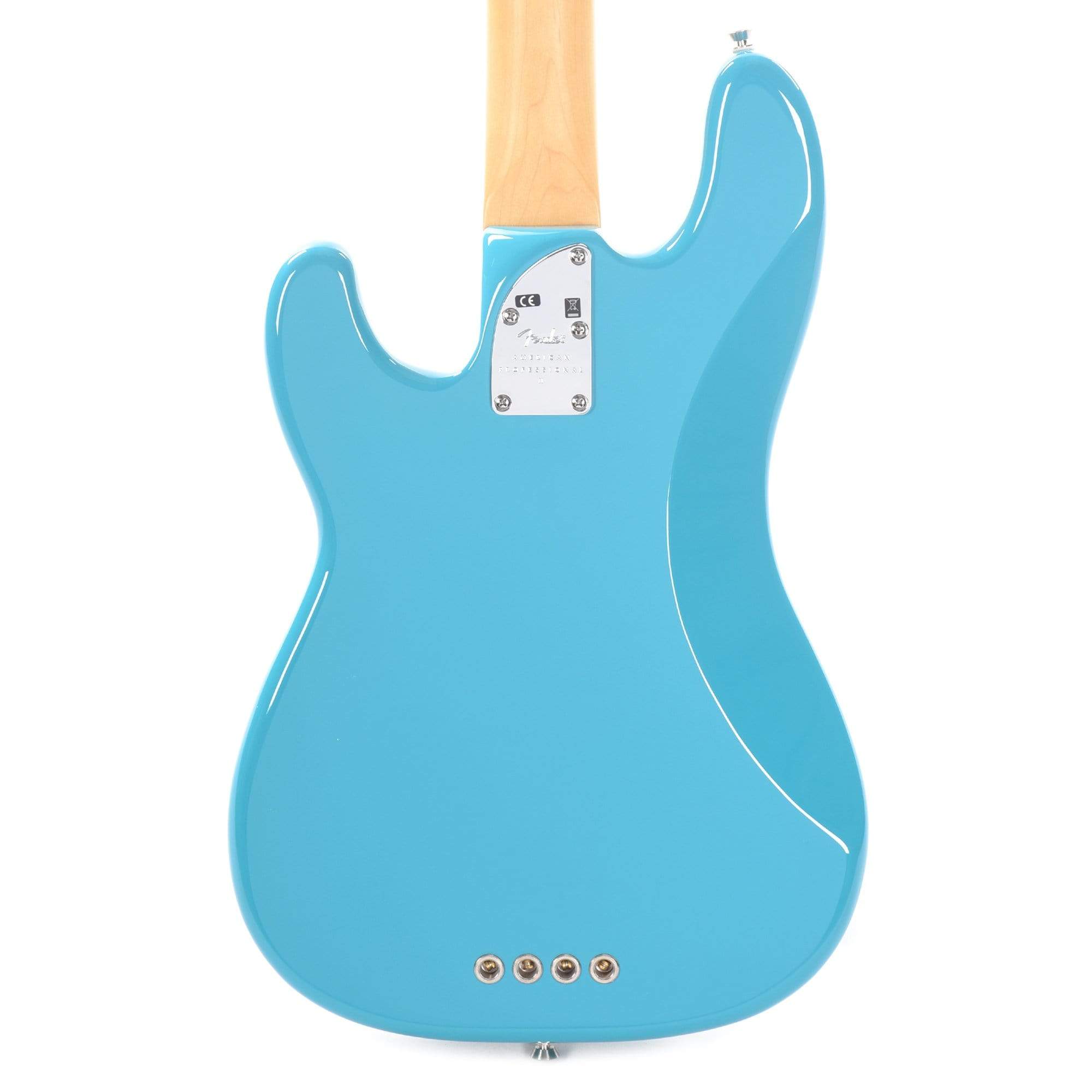 Fender American Professional II Precision Bass Miami Blue Bass Guitars / 4-String