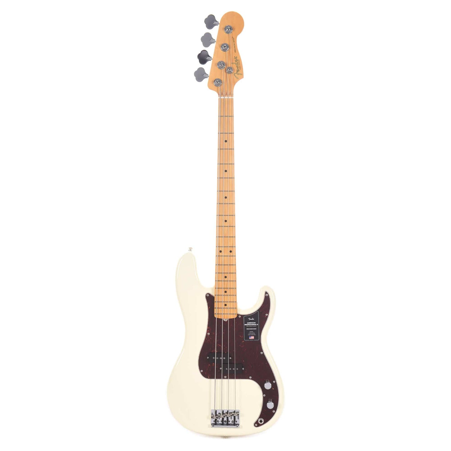 Fender American Professional II Precision Bass Olympic White Bass Guitars / 4-String