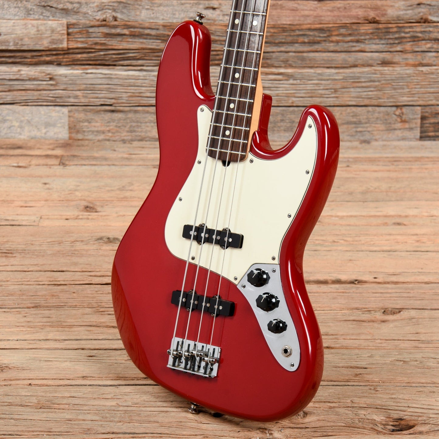 Fender American Standard Jazz Bass Lipstick Red 1995 Bass Guitars / 4-String