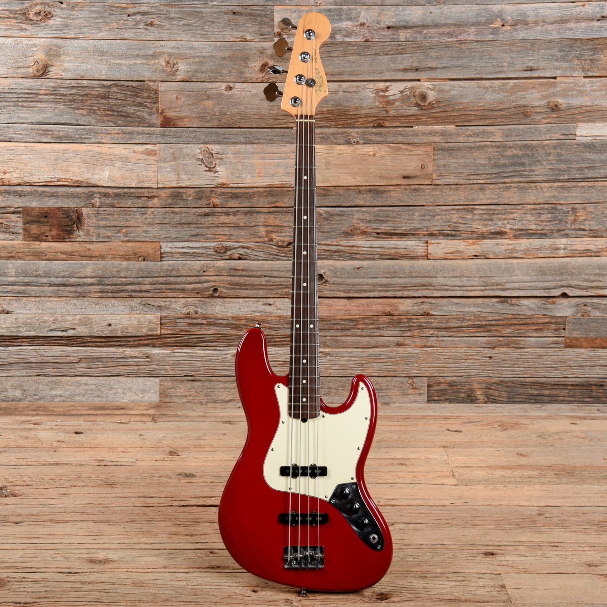 Fender American Standard Jazz Bass Lipstick Red 1995 – Chicago  
