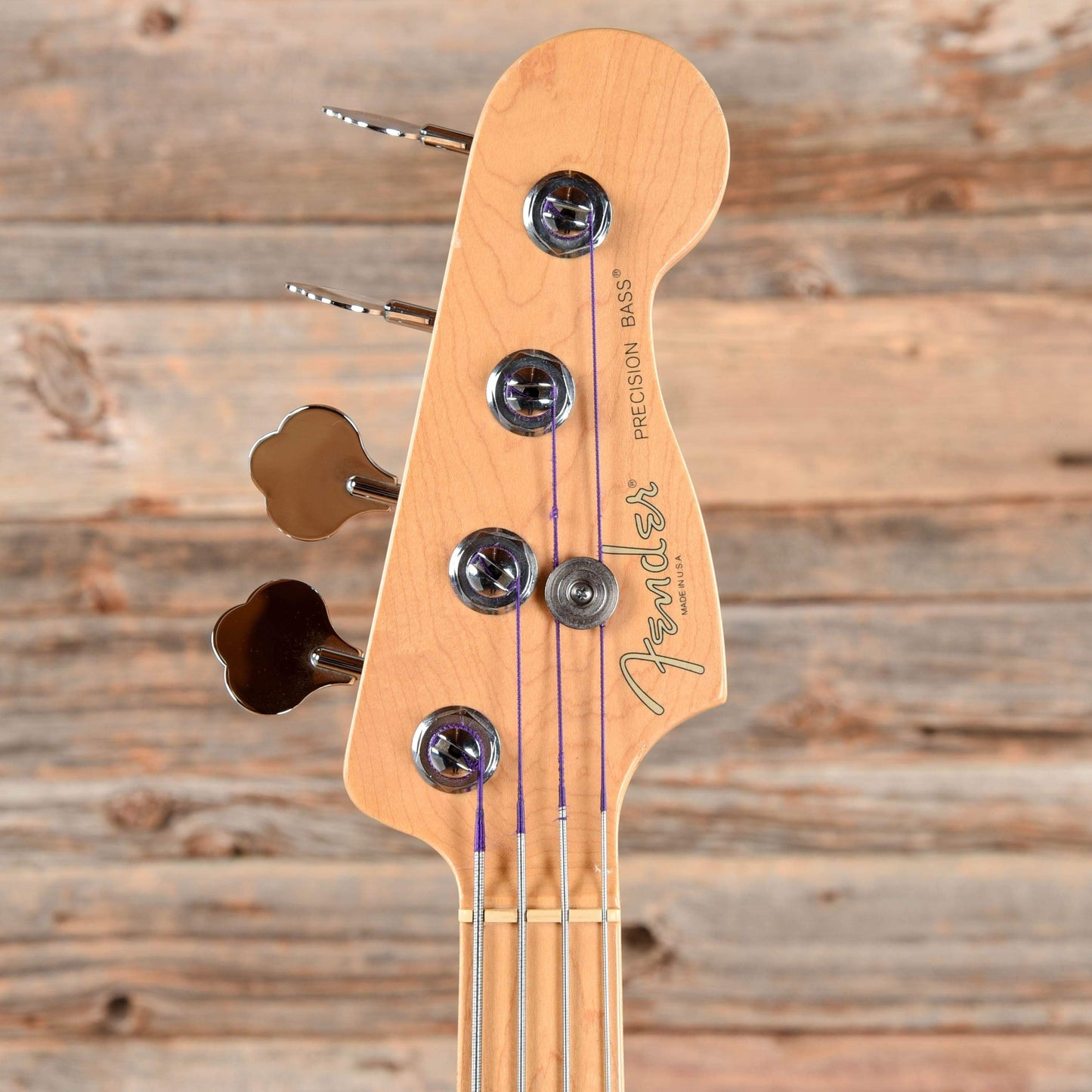 Fender American Standard Precision Bass Chrome Red 2001 Bass Guitars / 4-String