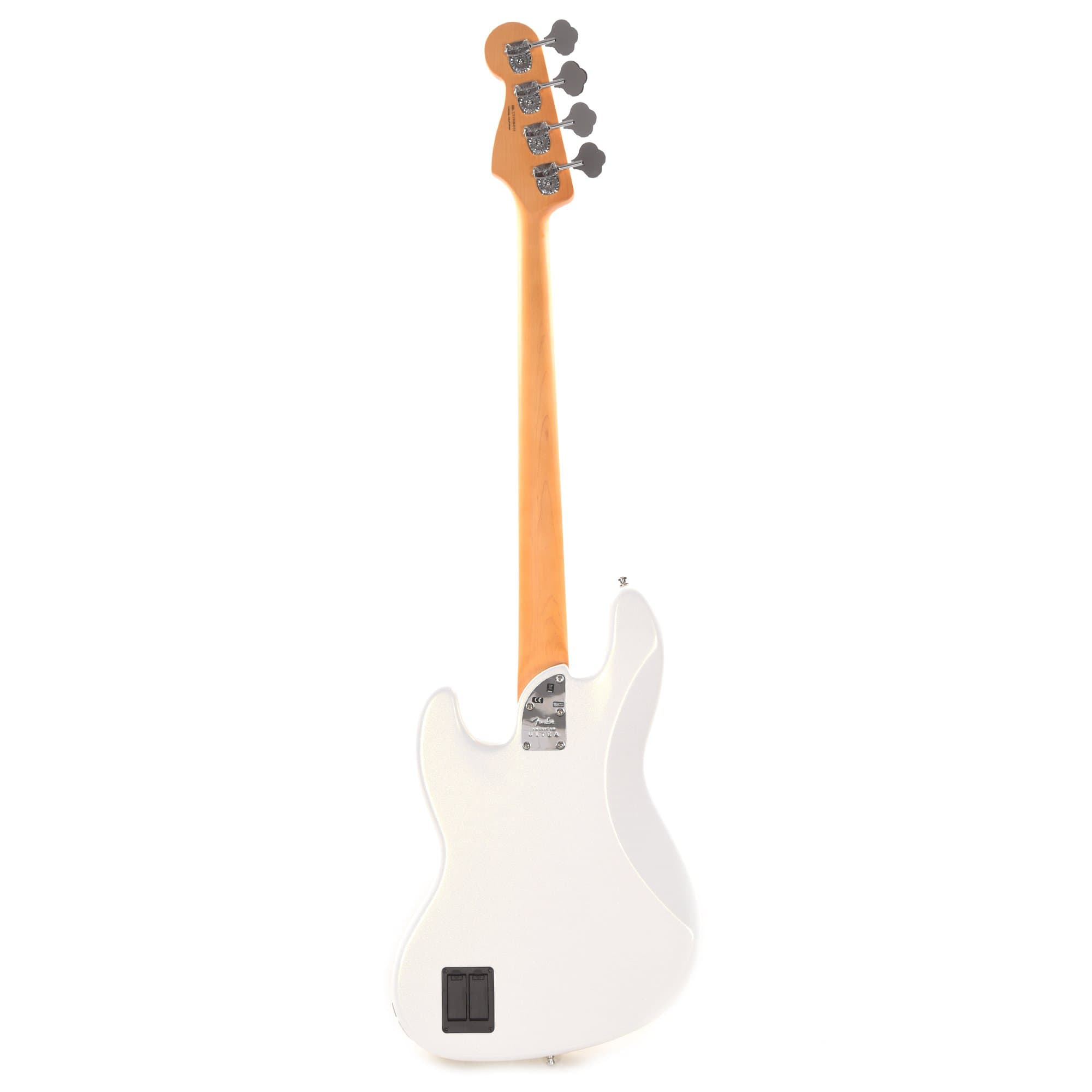 Fender American Ultra Jazz Bass Arctic Pearl Bass Guitars / 4-String