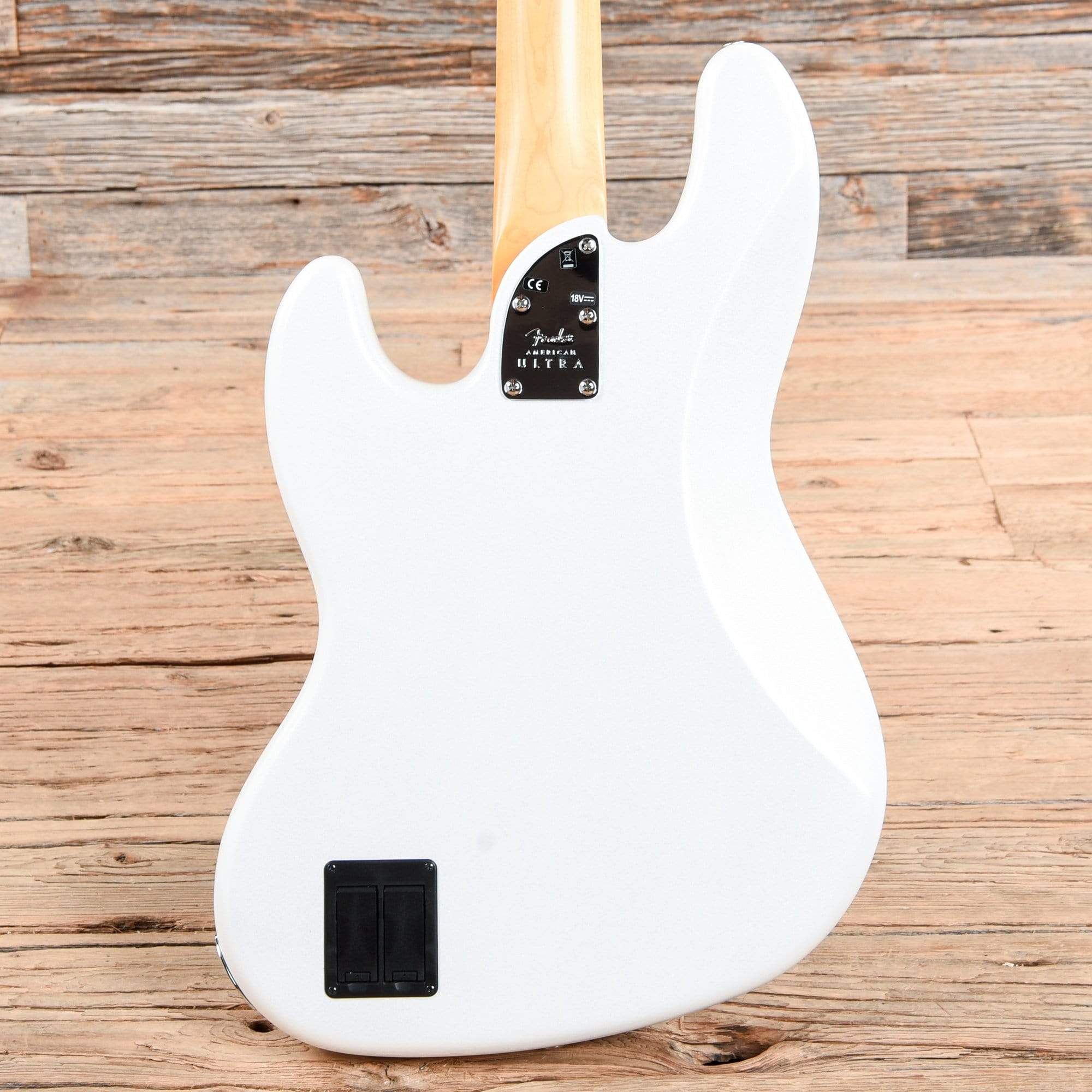 Fender American Ultra Jazz Bass Arctic Pearl 2019 Bass Guitars / 4-String
