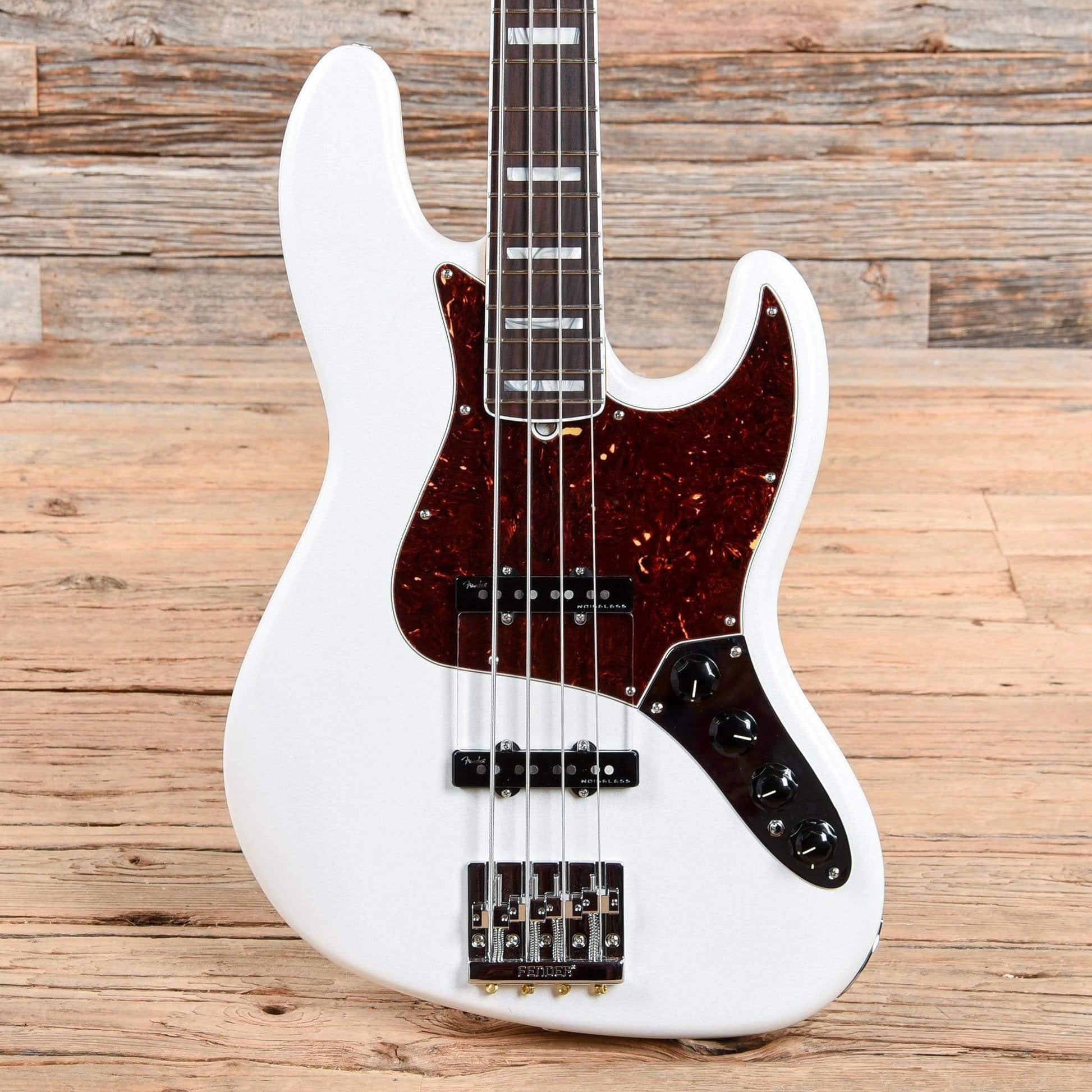 Fender American Ultra Jazz Bass Arctic Pearl 2019 Bass Guitars / 4-String