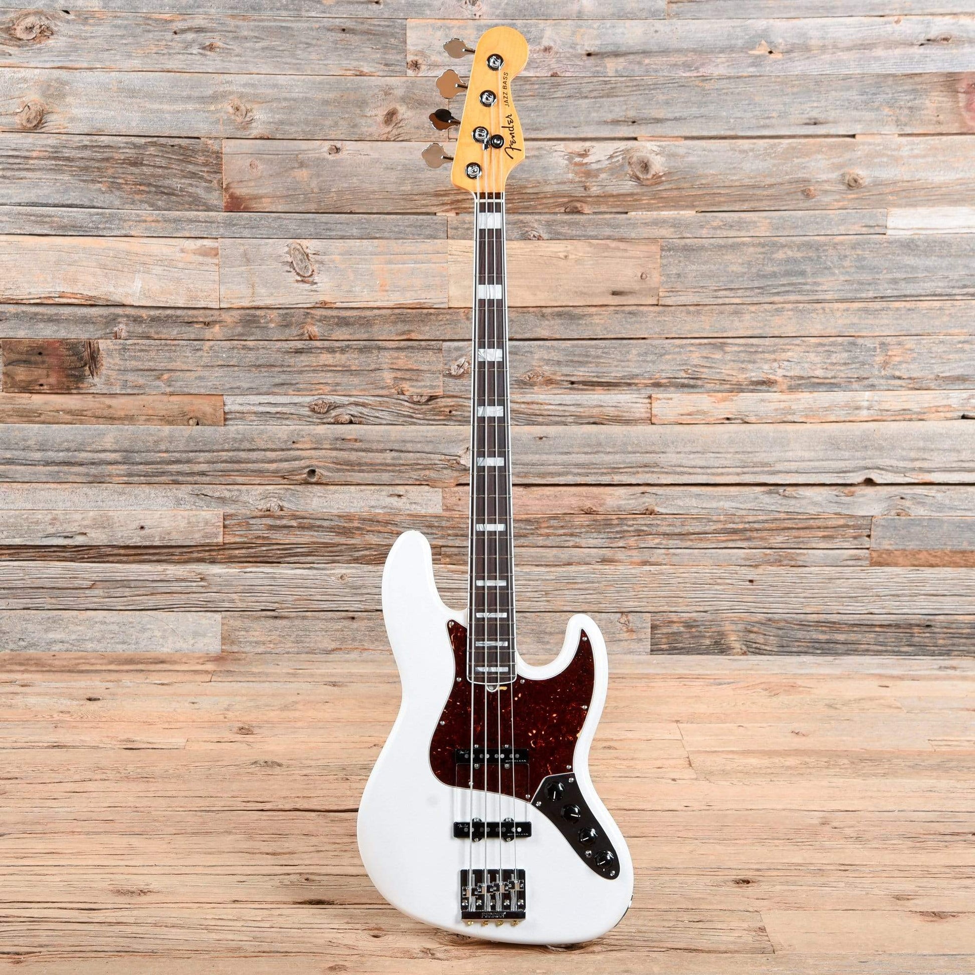 Fender American Ultra Jazz Bass Arctic Pearl 2019 Bass Guitars / 4-String