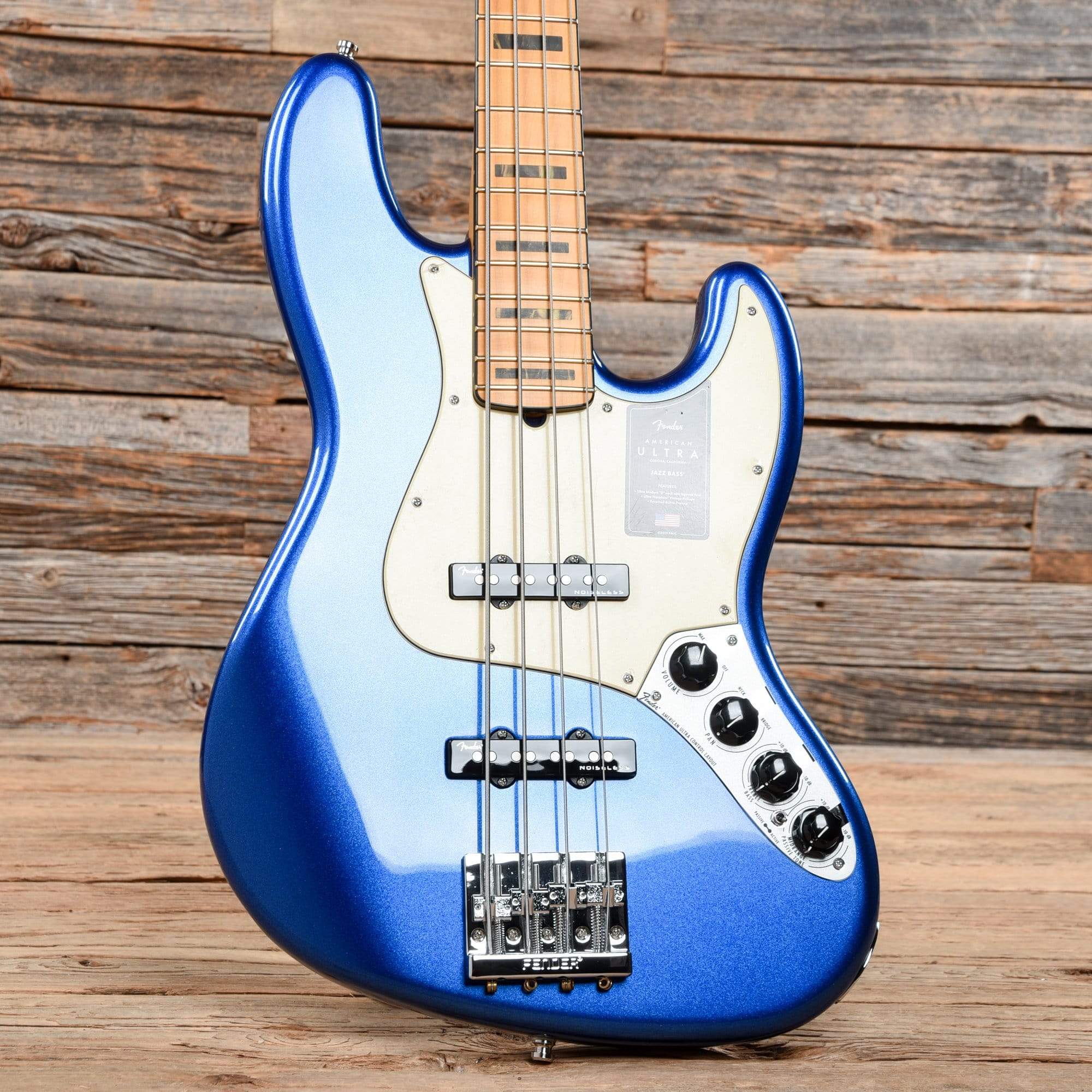 Fender American Ultra Jazz Bass Cobra Blue 2019 Bass Guitars / 4-String