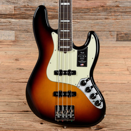 Fender American Ultra Jazz Bass Ultraburst Bass Guitars / 4-String